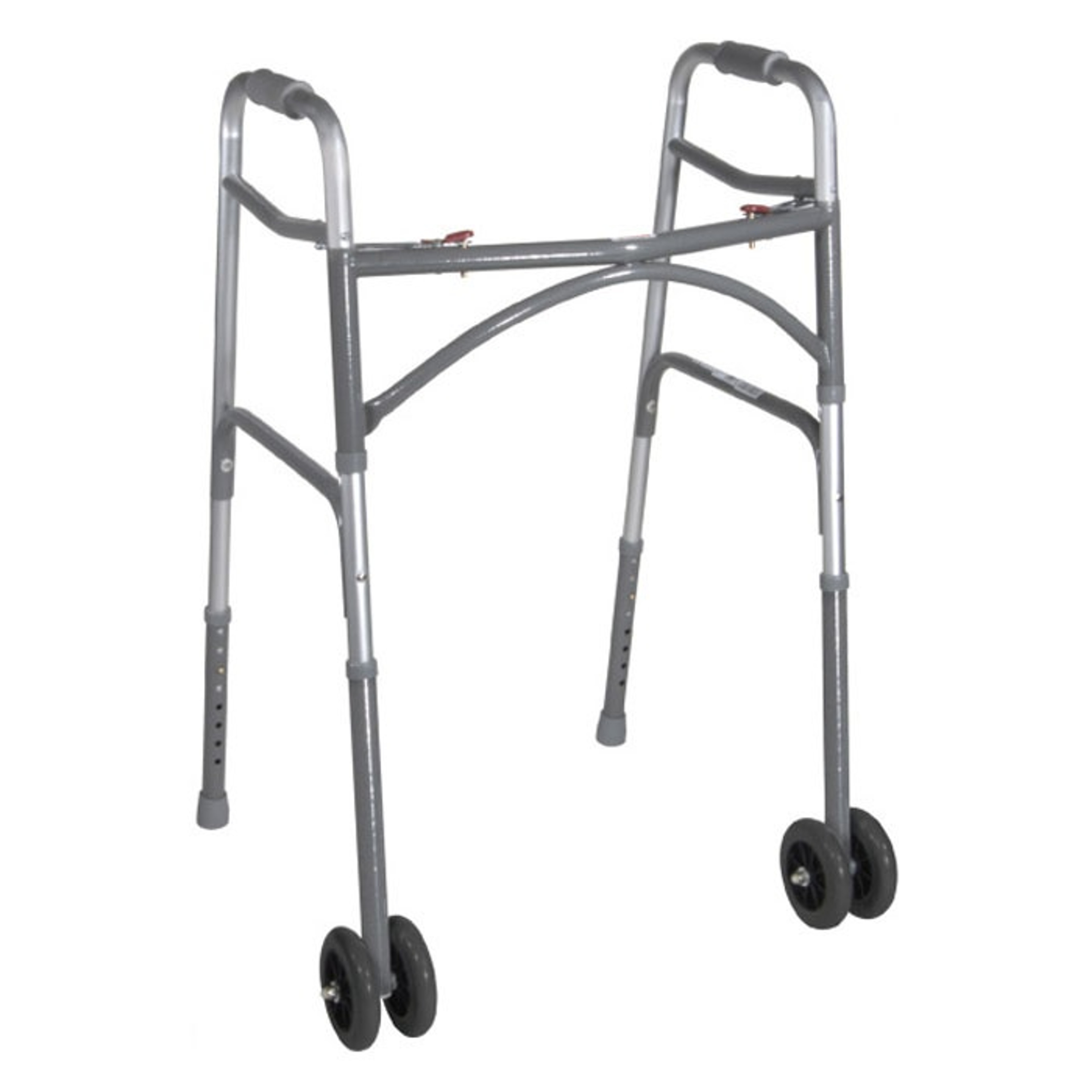 Drive Bariatric Aluminum Folding Walker, Two Button
