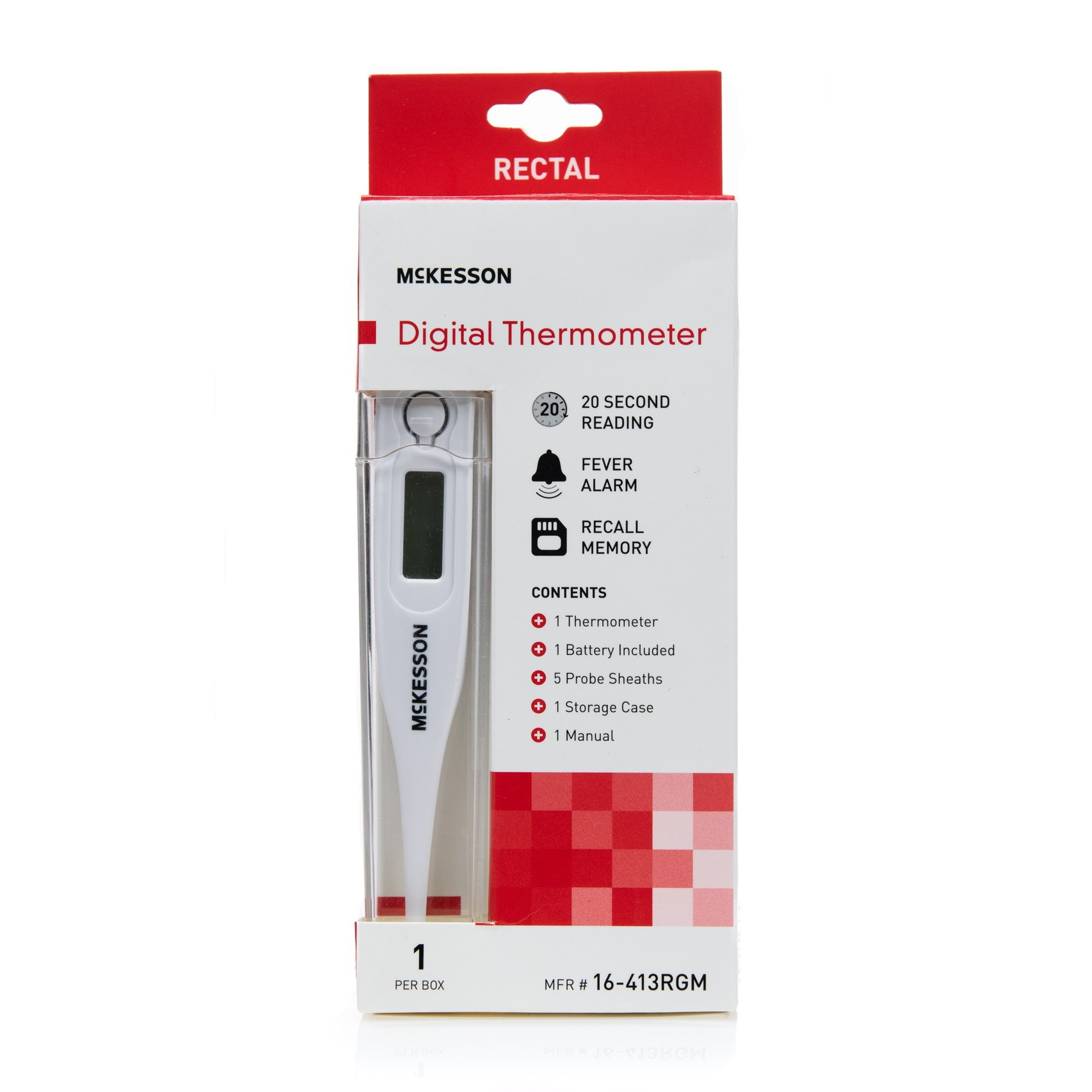 McKesson Digital Thermometer, Rectal Probe