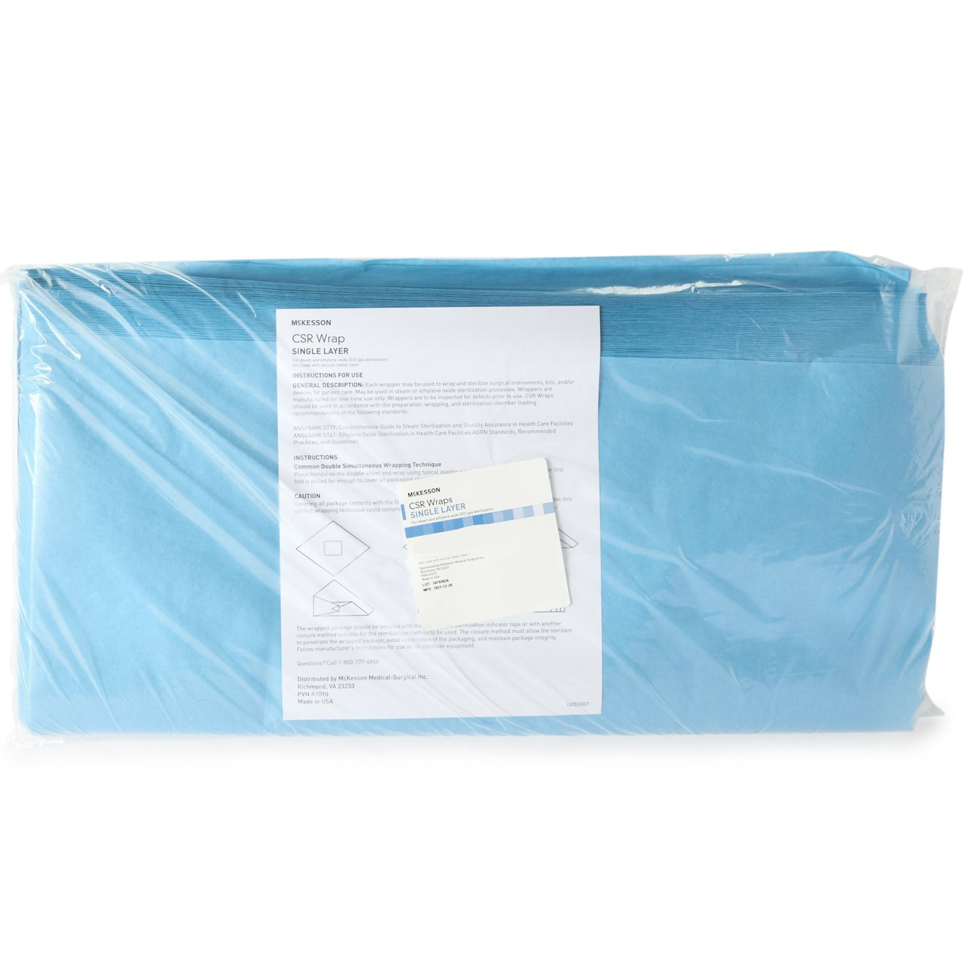 McKesson Single Layer Sterilization Wrap