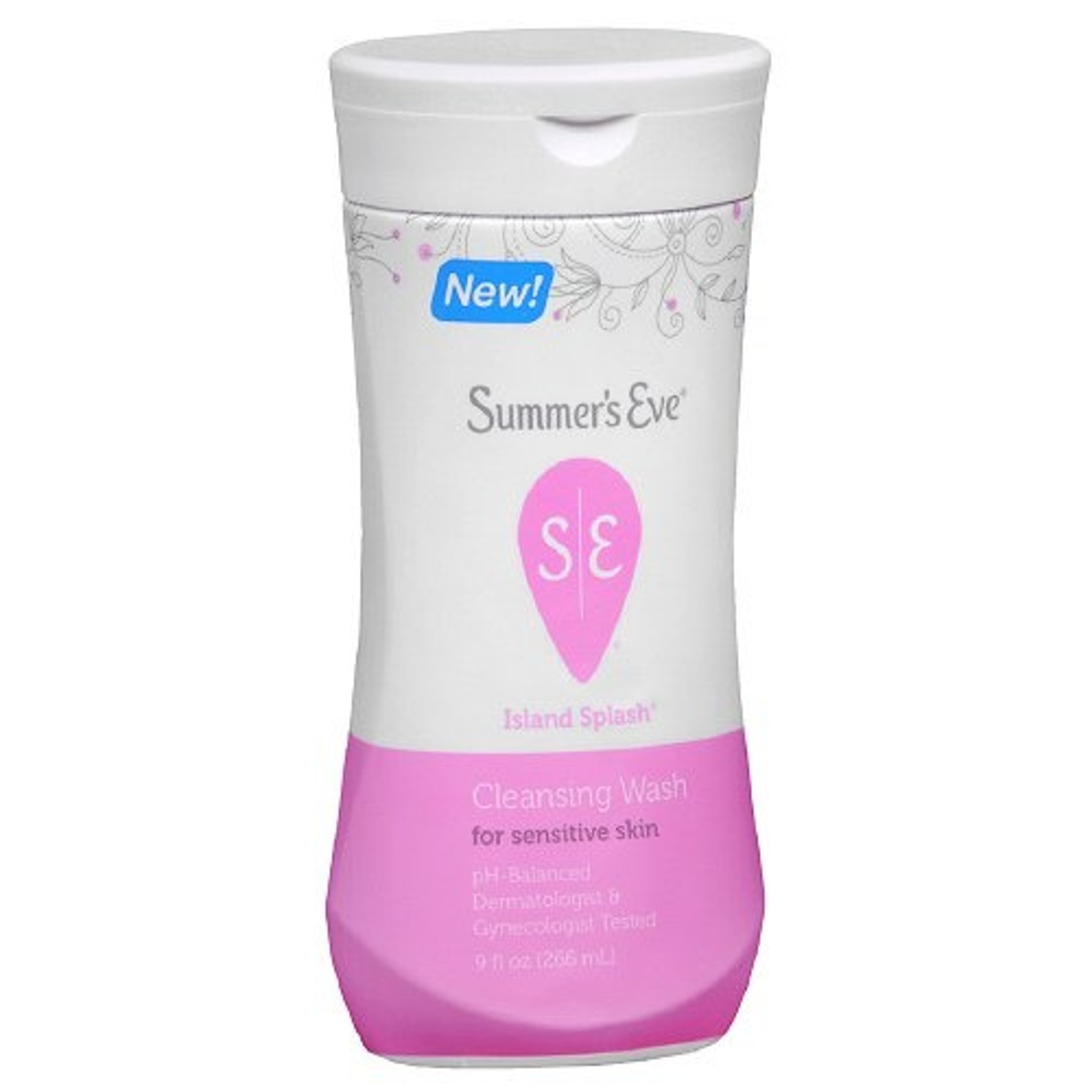 Summer's Eve Island Splash Cleansing Wash for Sensitive Skin, 9 oz.