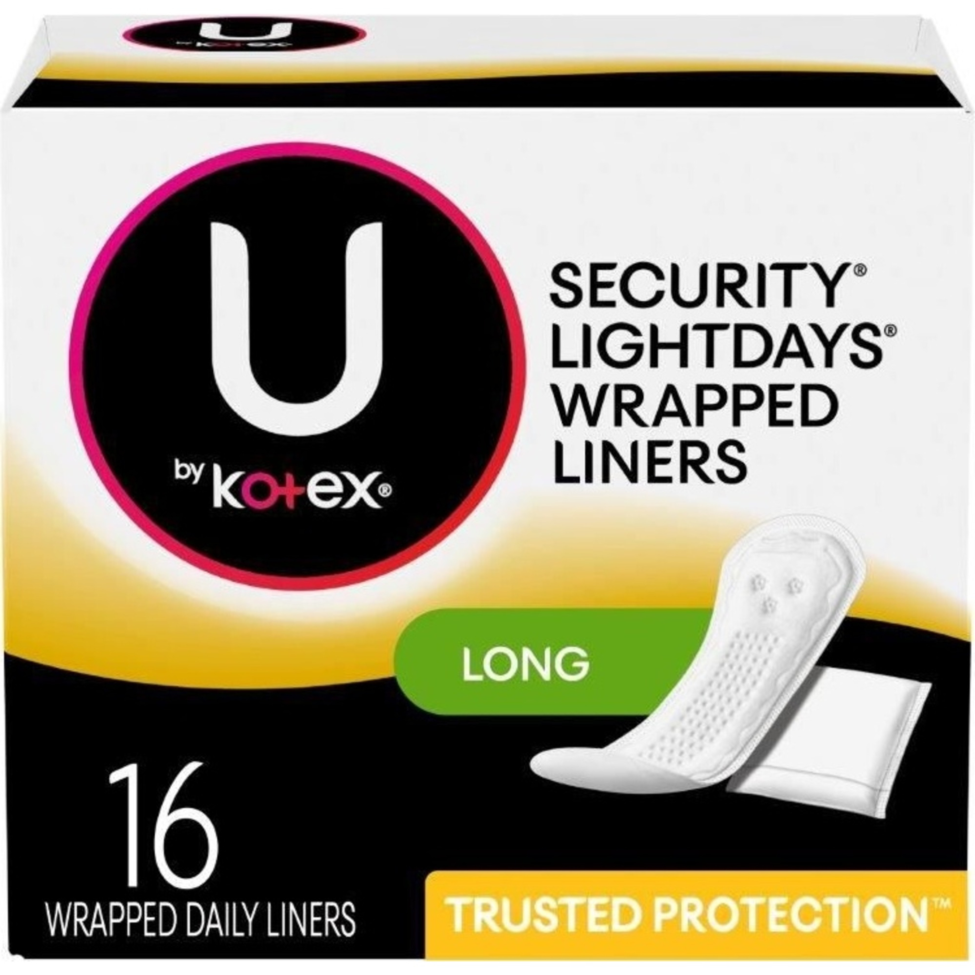 U by Kotex Fresh And Dry Long Panty Liners