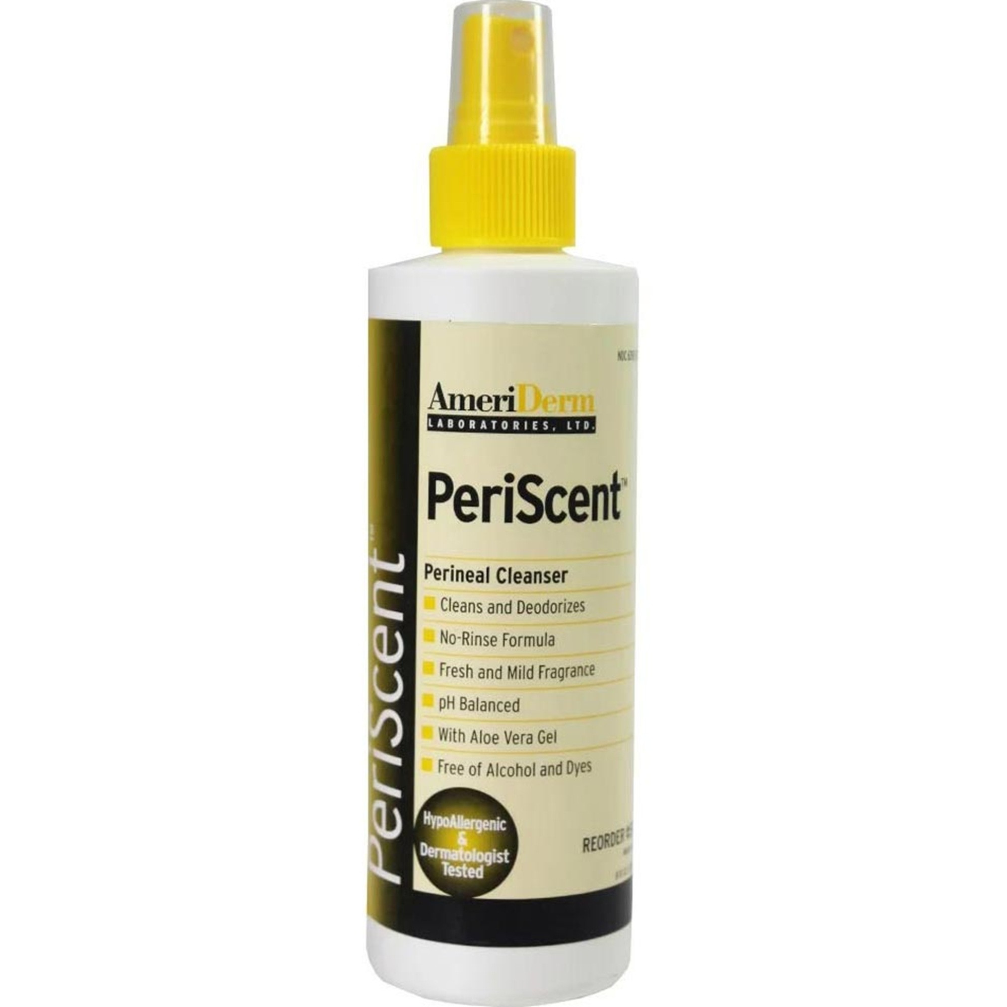 Ameriderm PeriScent Perineal Cleanser, Spray, 8 oz.