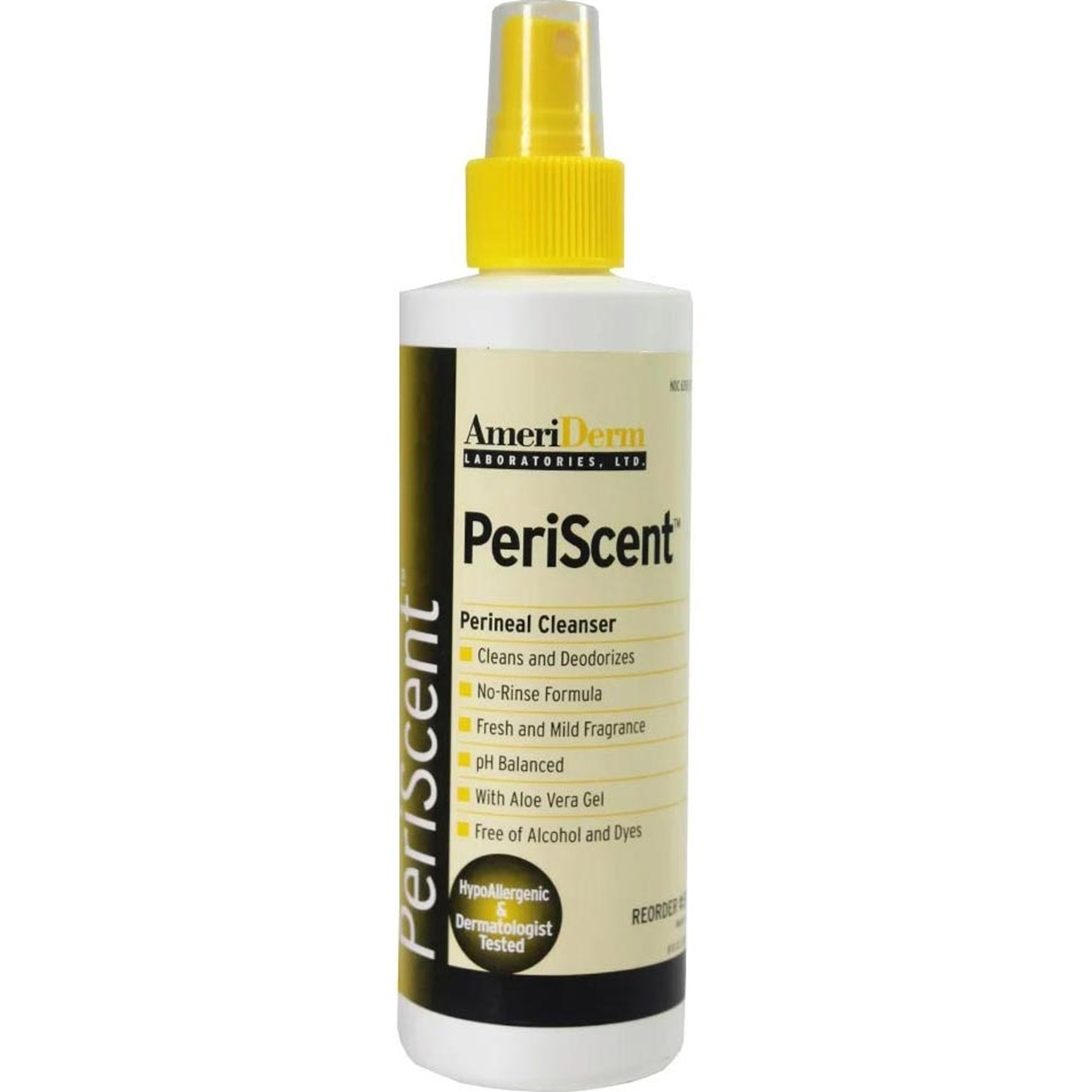 Ameriderm PeriScent Perineal Cleanser, Spray, 8 oz.