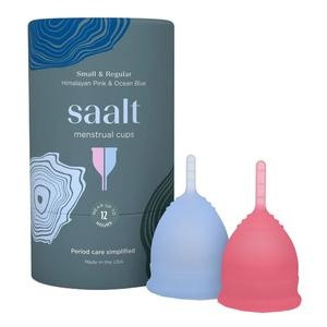 Saalt Menstrual Cups, Duo Pack, Small & Regular