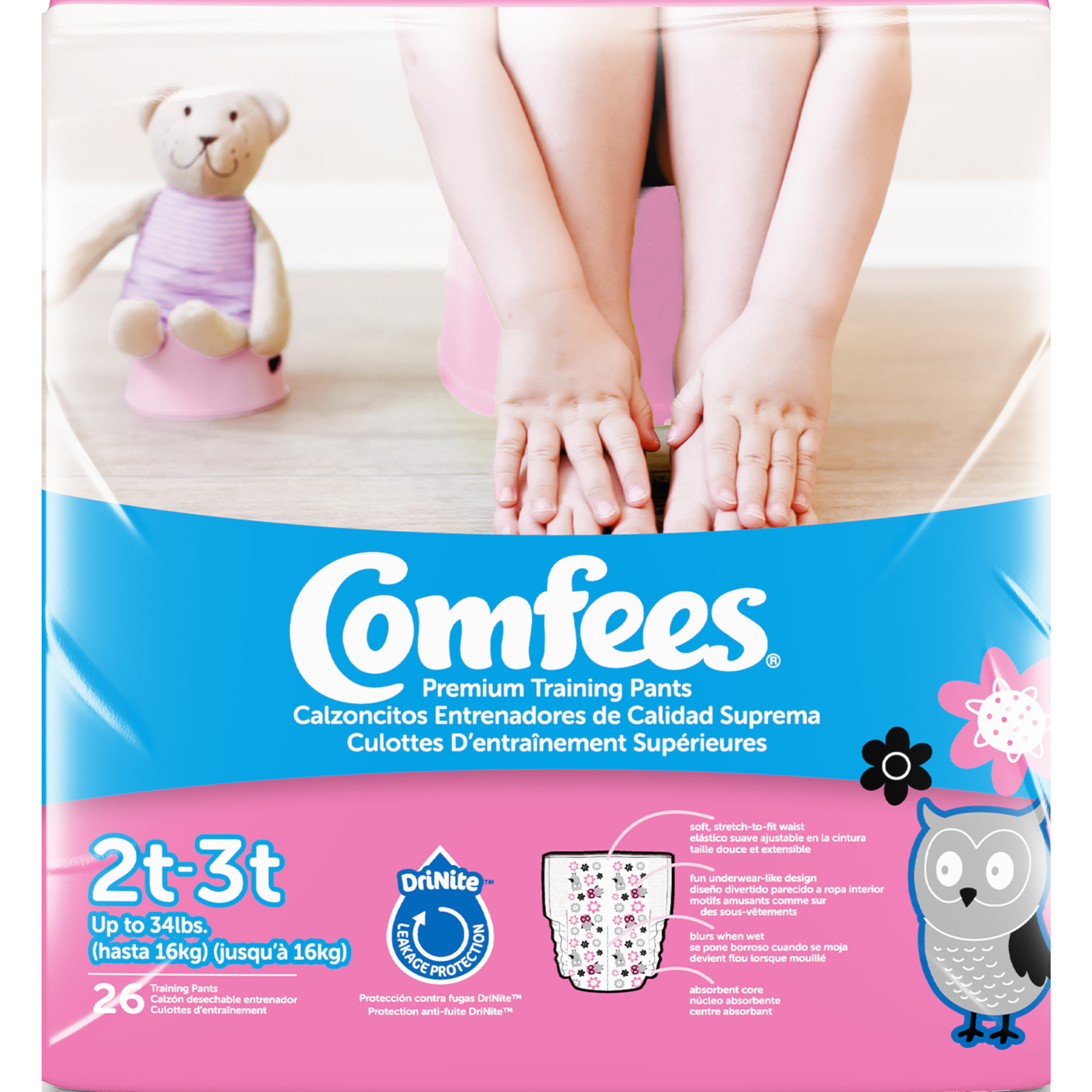 Comfees Girls Premium Training Pants