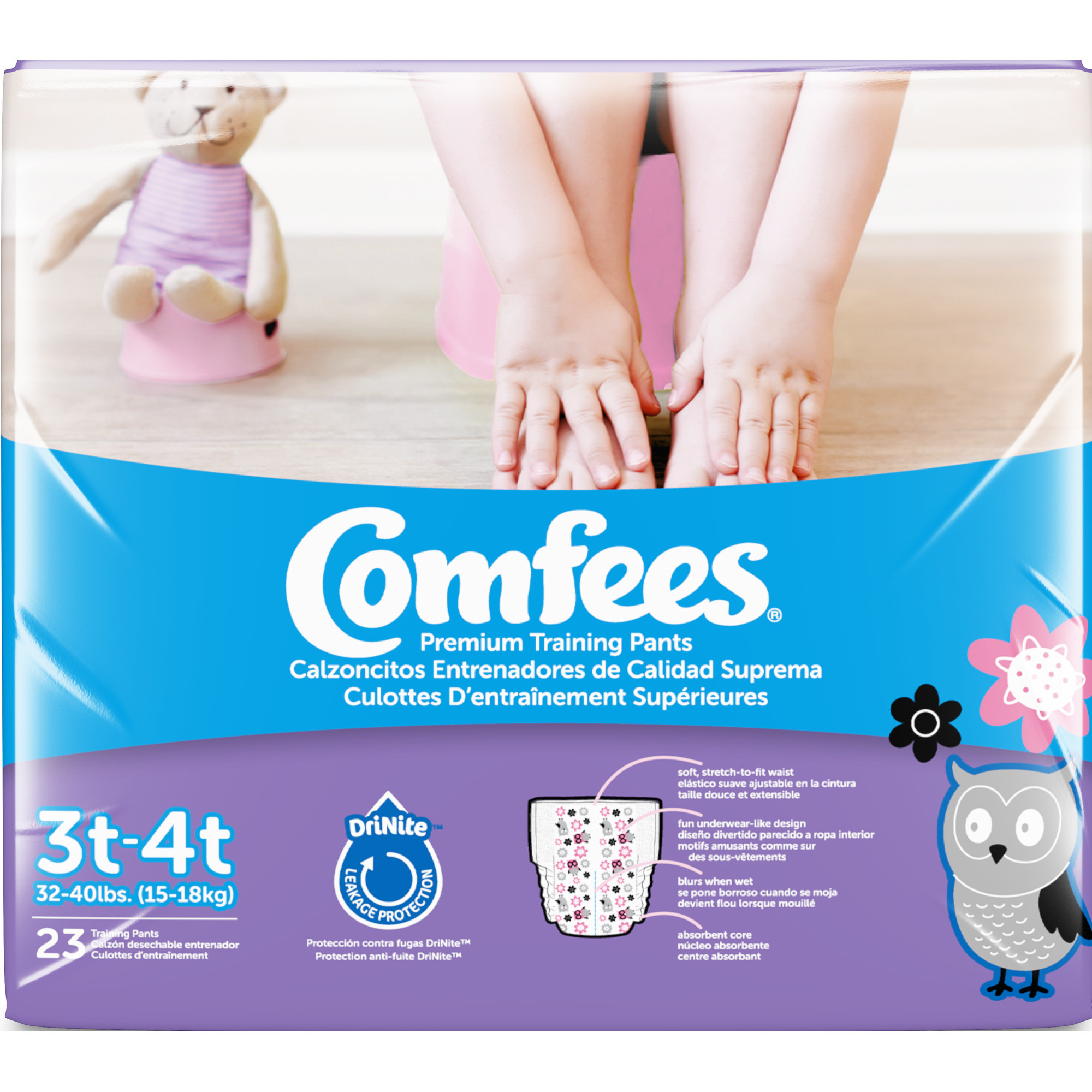 Comfees Girls Premium Training Pants