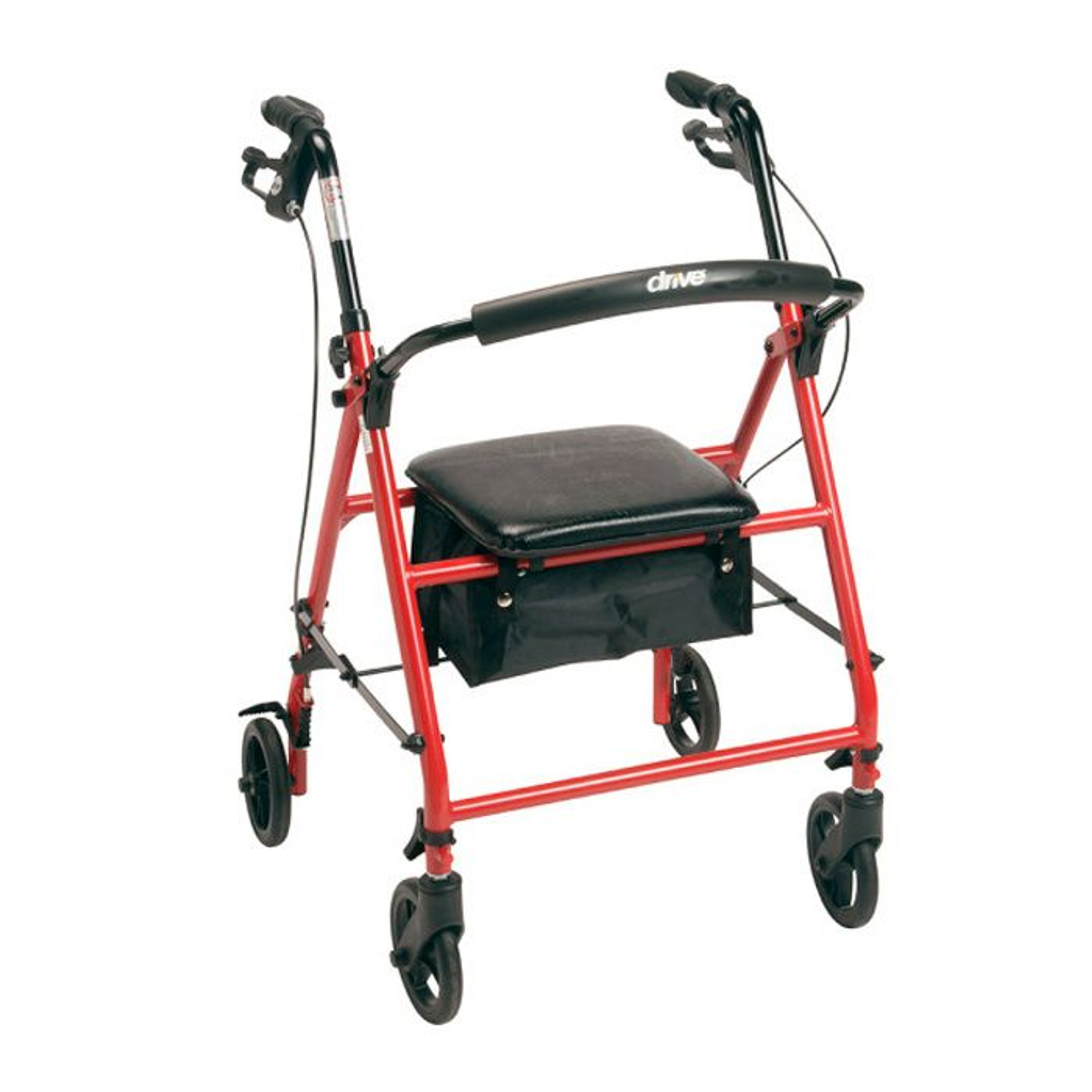 Drive Steel Rollator, 6” Wheels, Knockdown