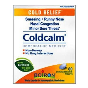 Boiron Coldcalm Cold Relief Tablets, 60 Tablets
