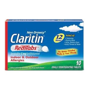 Claritin Allergy 12 Hour RediTabs, 10 Tablets