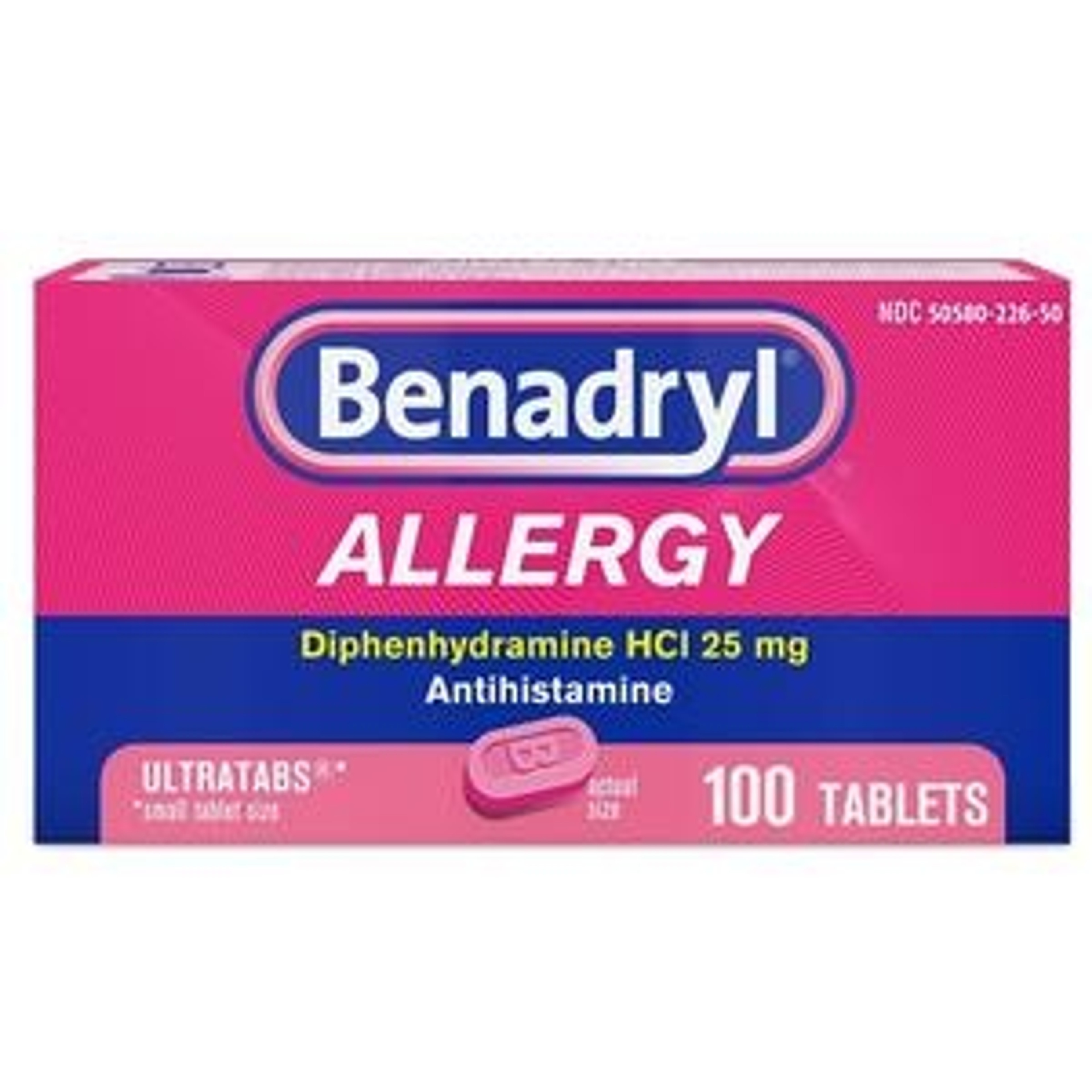 Benadryl Allergy Relief, 25 mg, Tablets