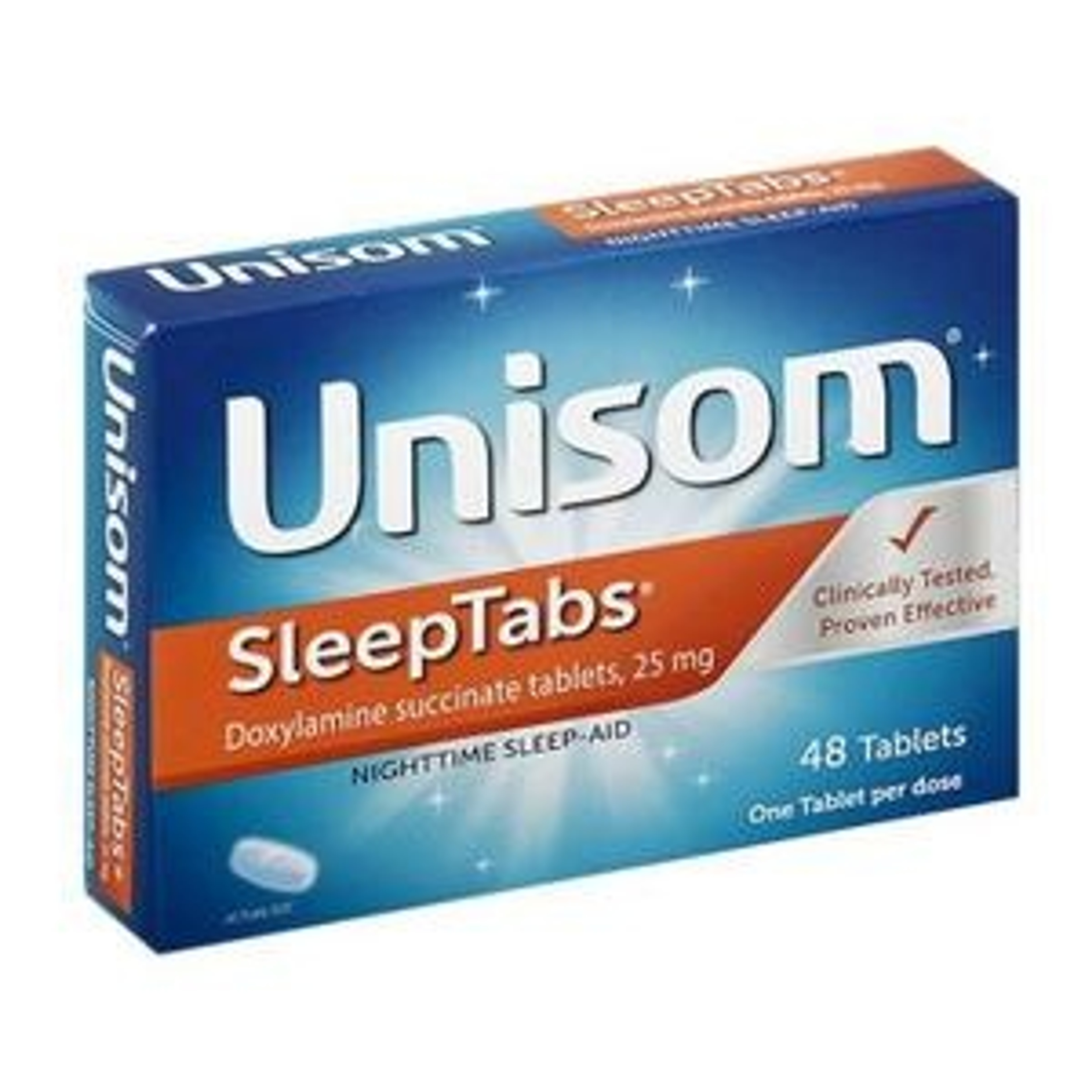 Unisom SleepTabs Nighttime Sleep-Aid Tablets, 48 Tablets