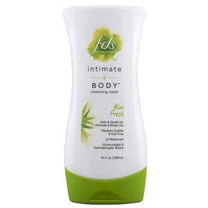 FDS Intimate+Body Feminine Cleansing Wash, Aloe Fresh, 10 oz