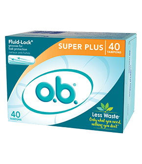 o.b. Original Tampons, Super Plus Absorbency