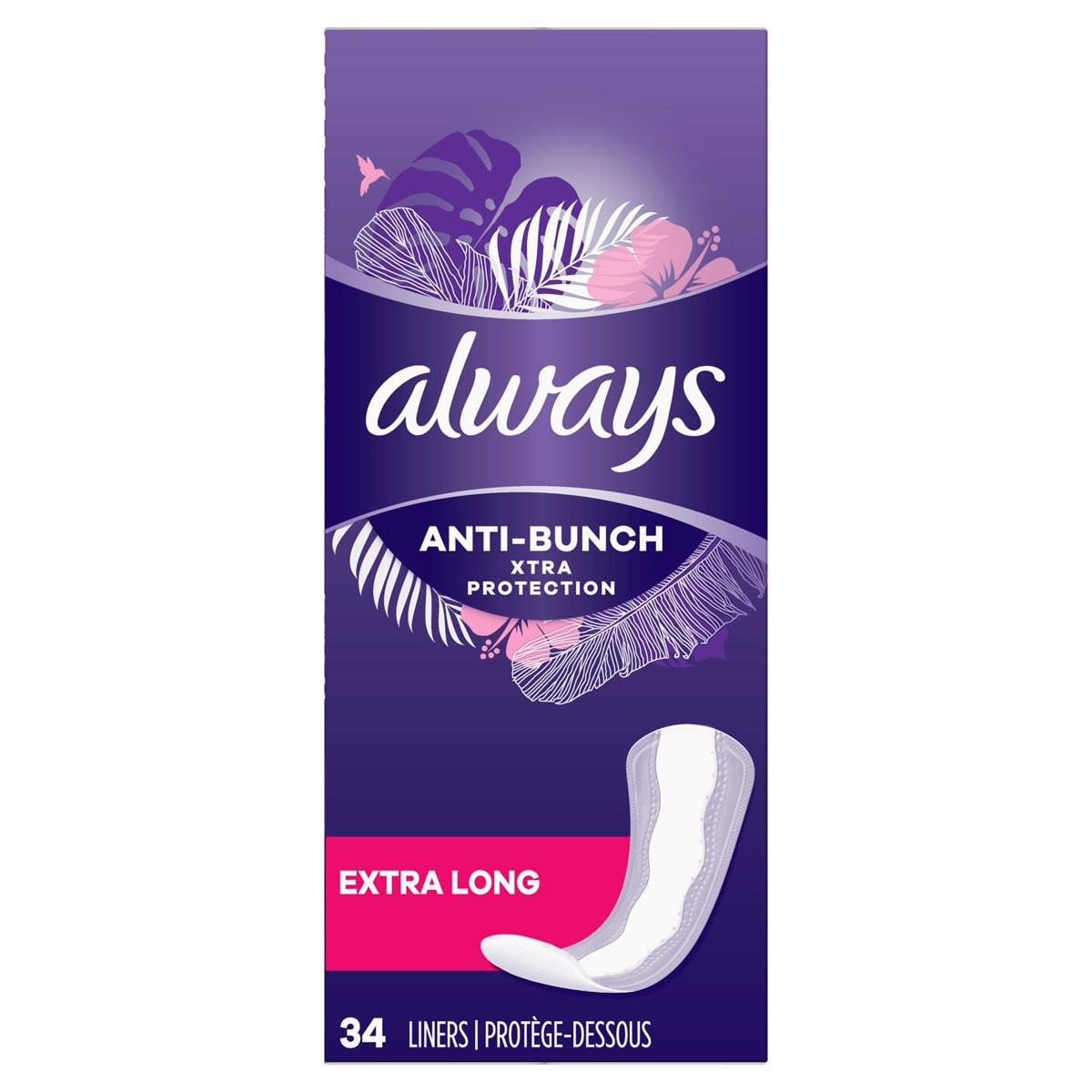 Always Anti-Bunch Xtra Protection Daily Liners