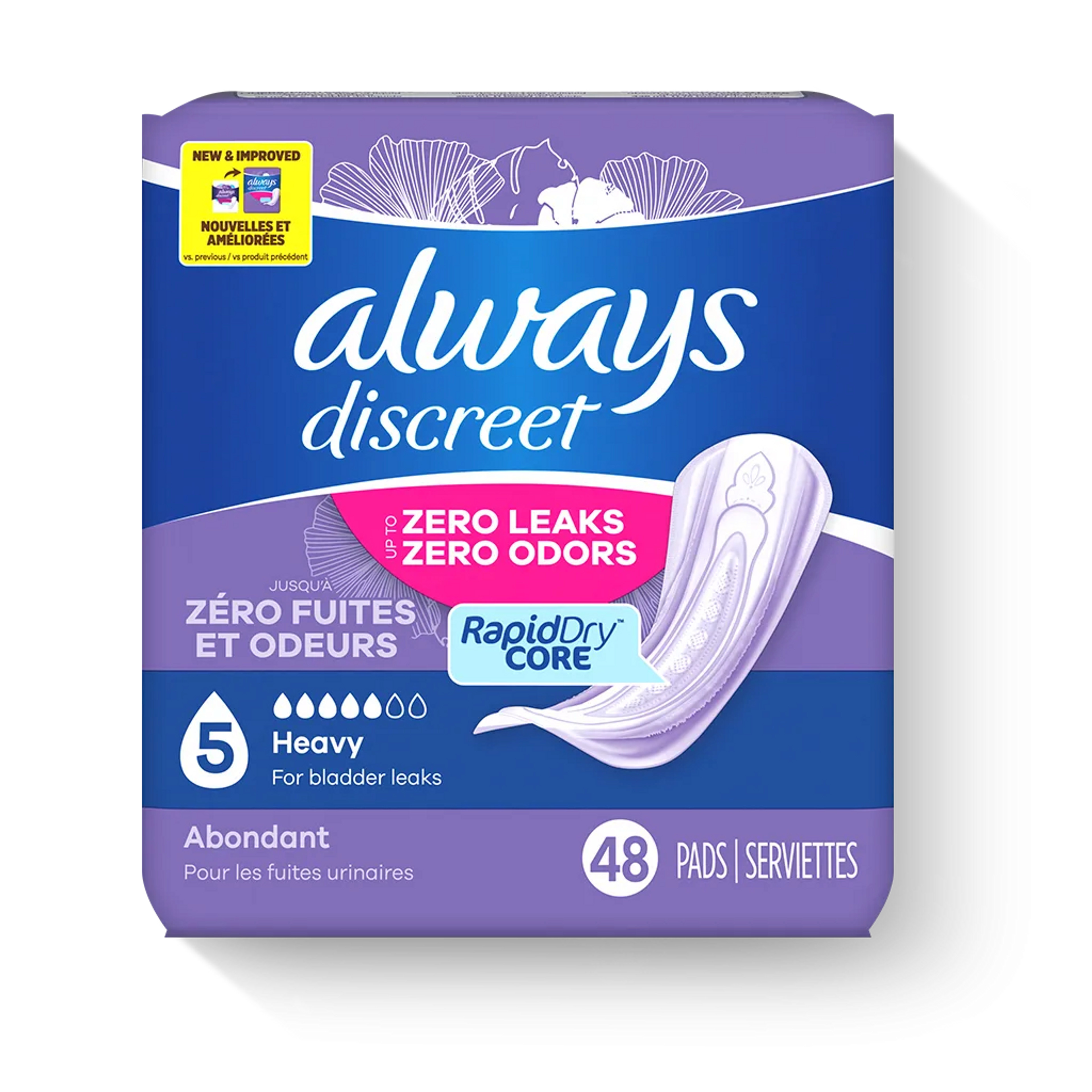 Always Discreet Heavy Regular Incontinence Pads