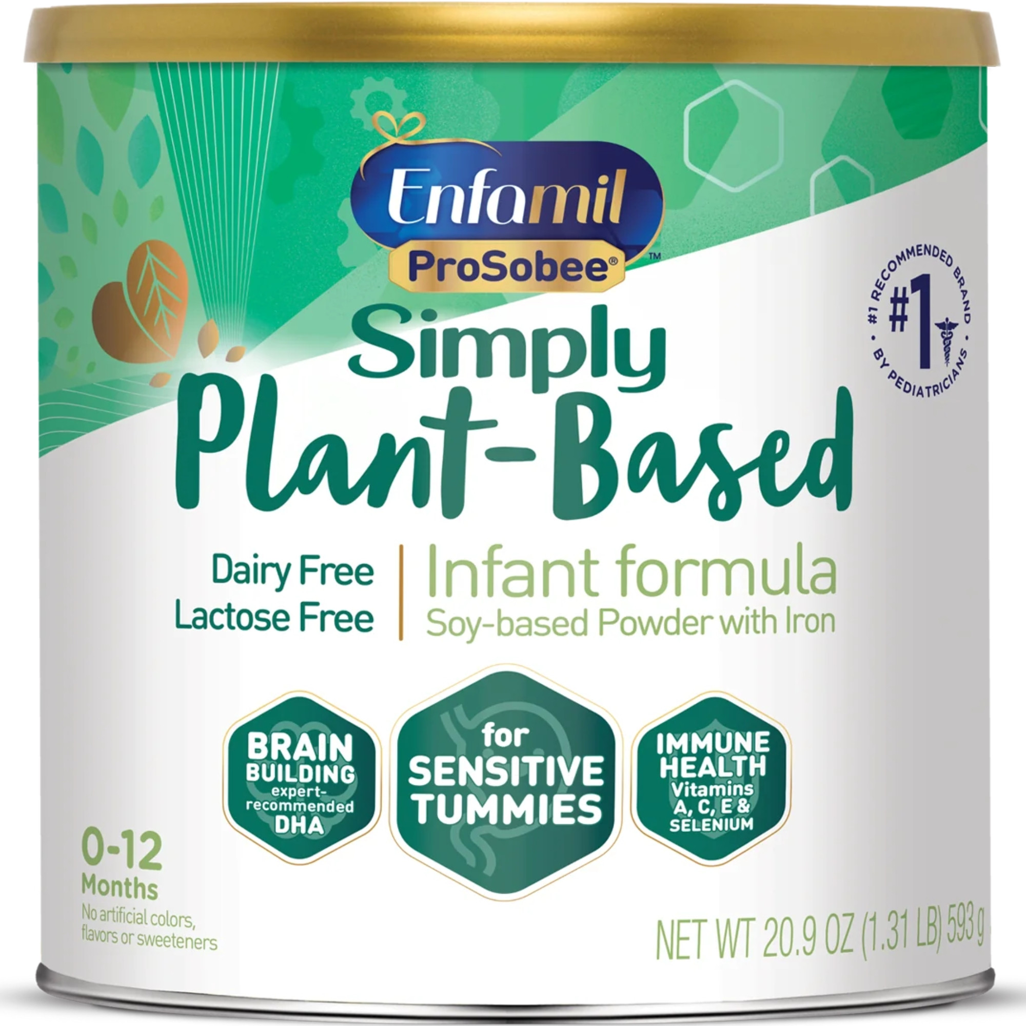Enfamil ProSobee Plant-based Soy Infant Formula, Powder