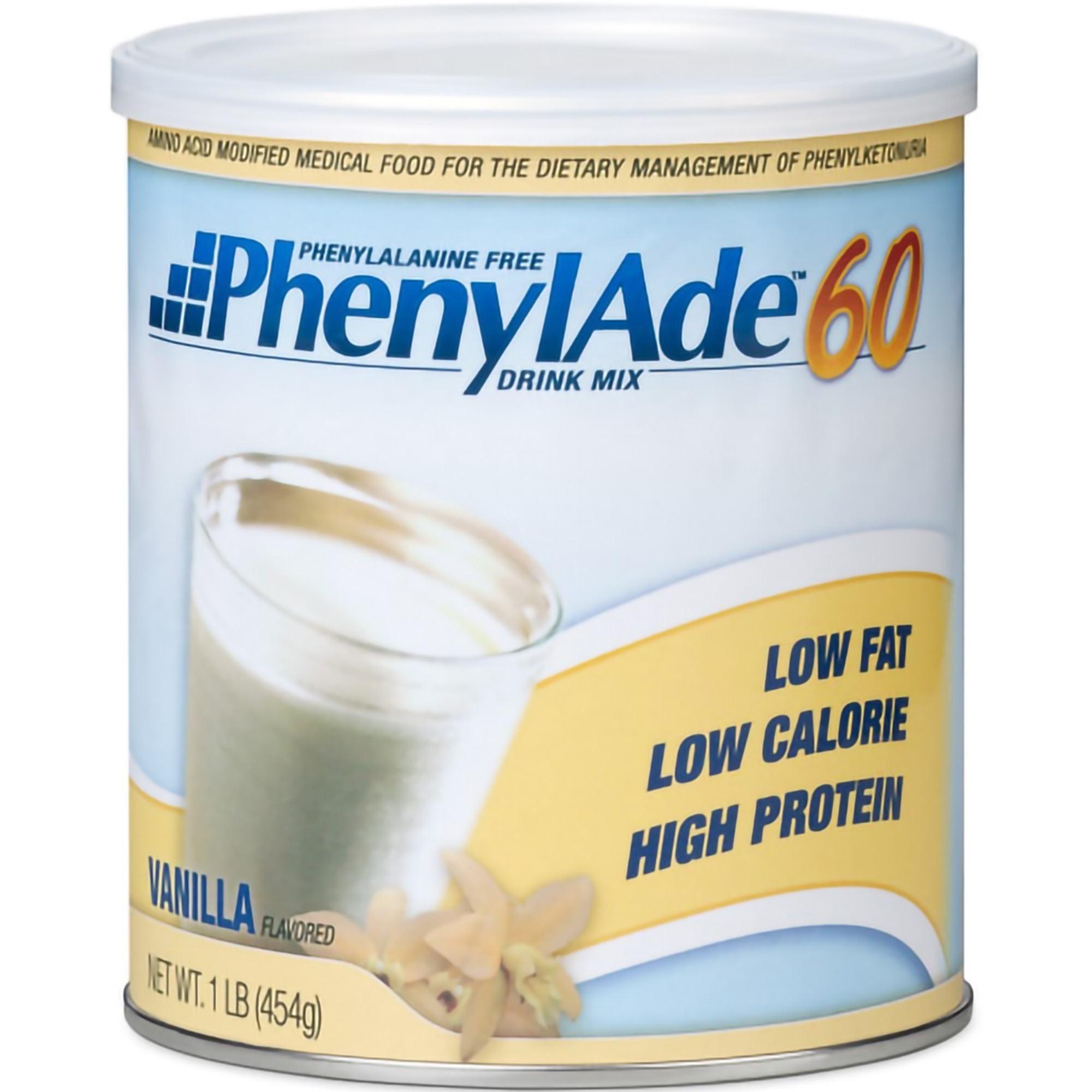 Nutricia PhenylAde 60 Drink Mix, Vanilla, 1 lb