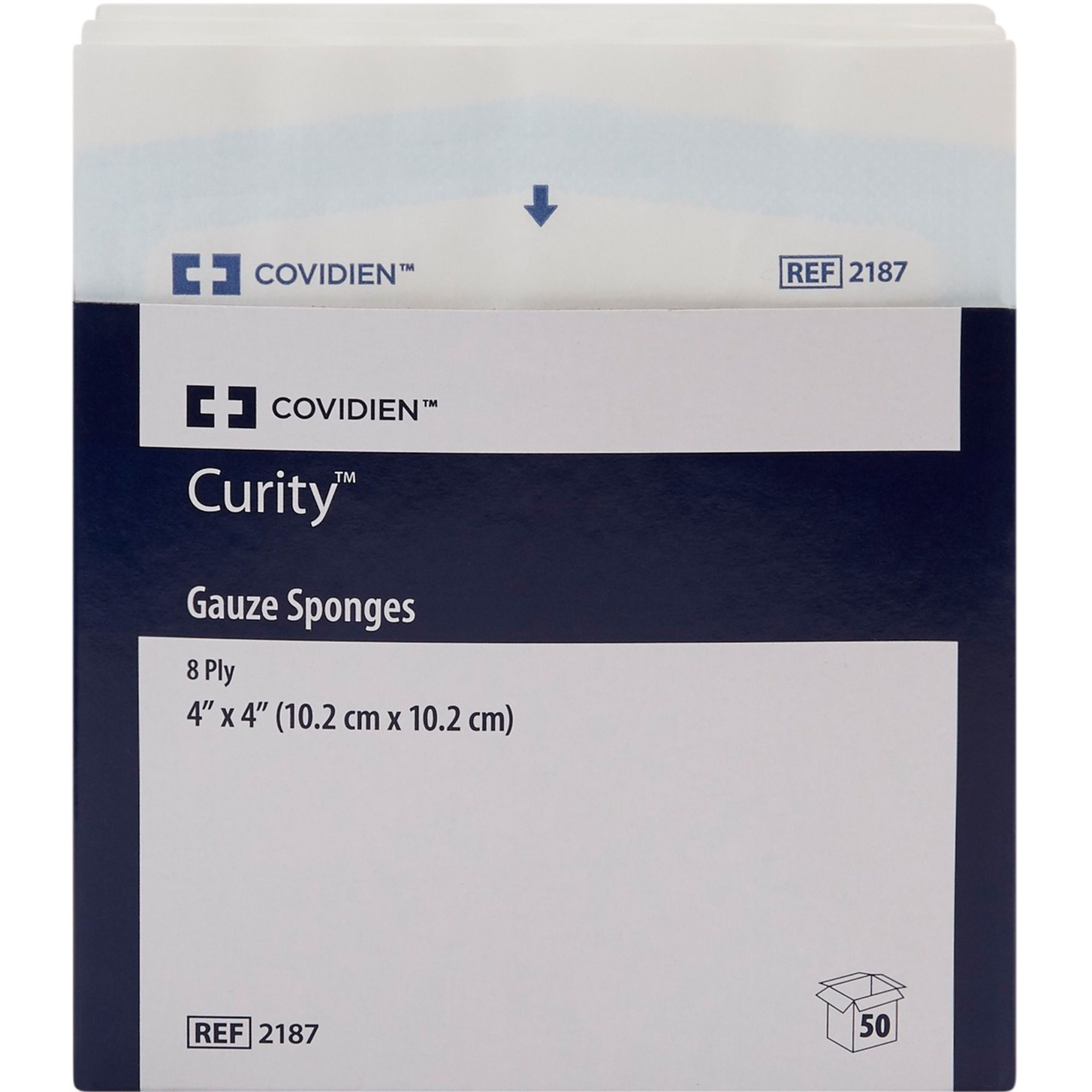 Curity Sterile 8-Ply Gauze Sponges, 4 X 4 inches