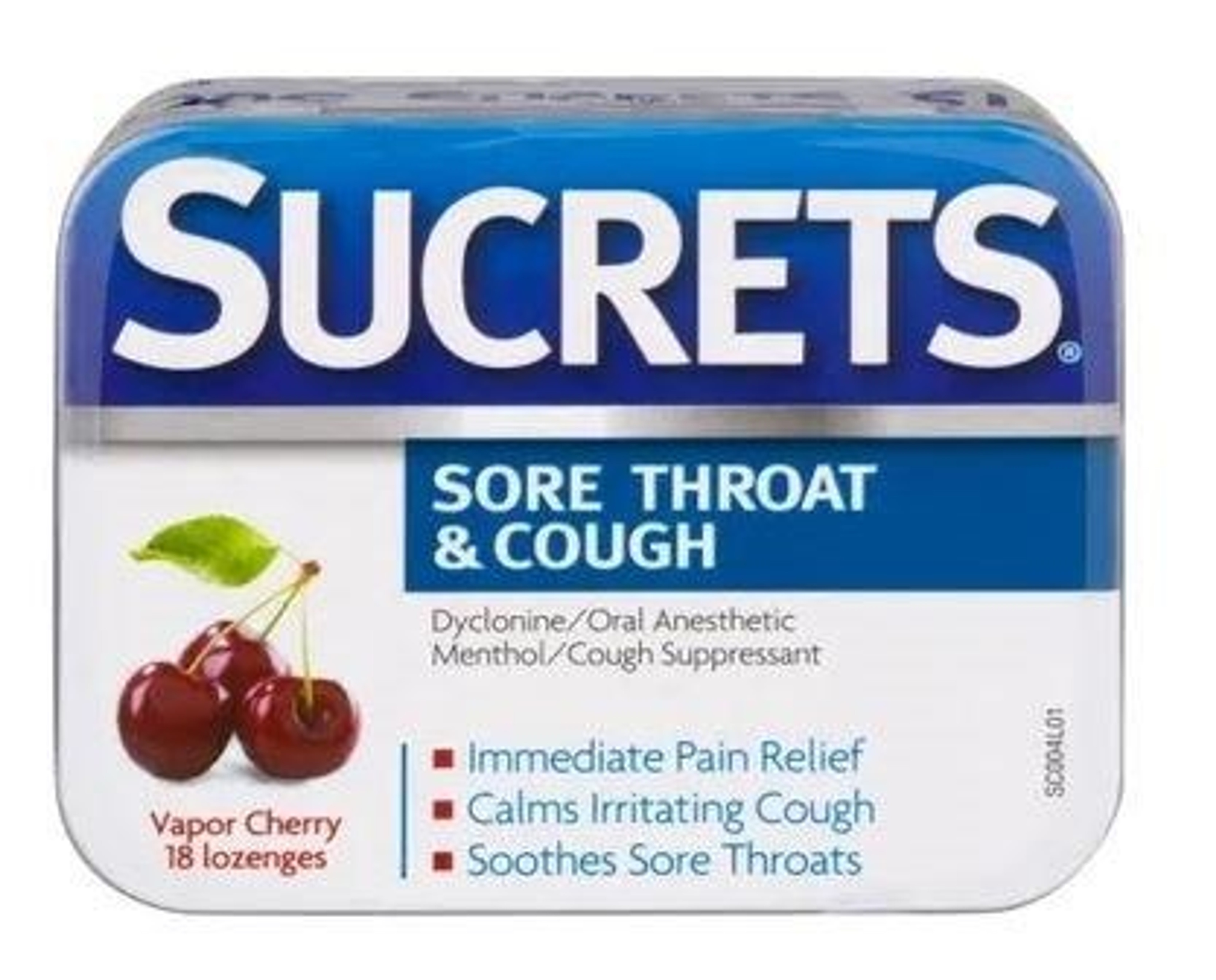 Sucrets Sore Throat Cough and Dry Mouth Cough Drops