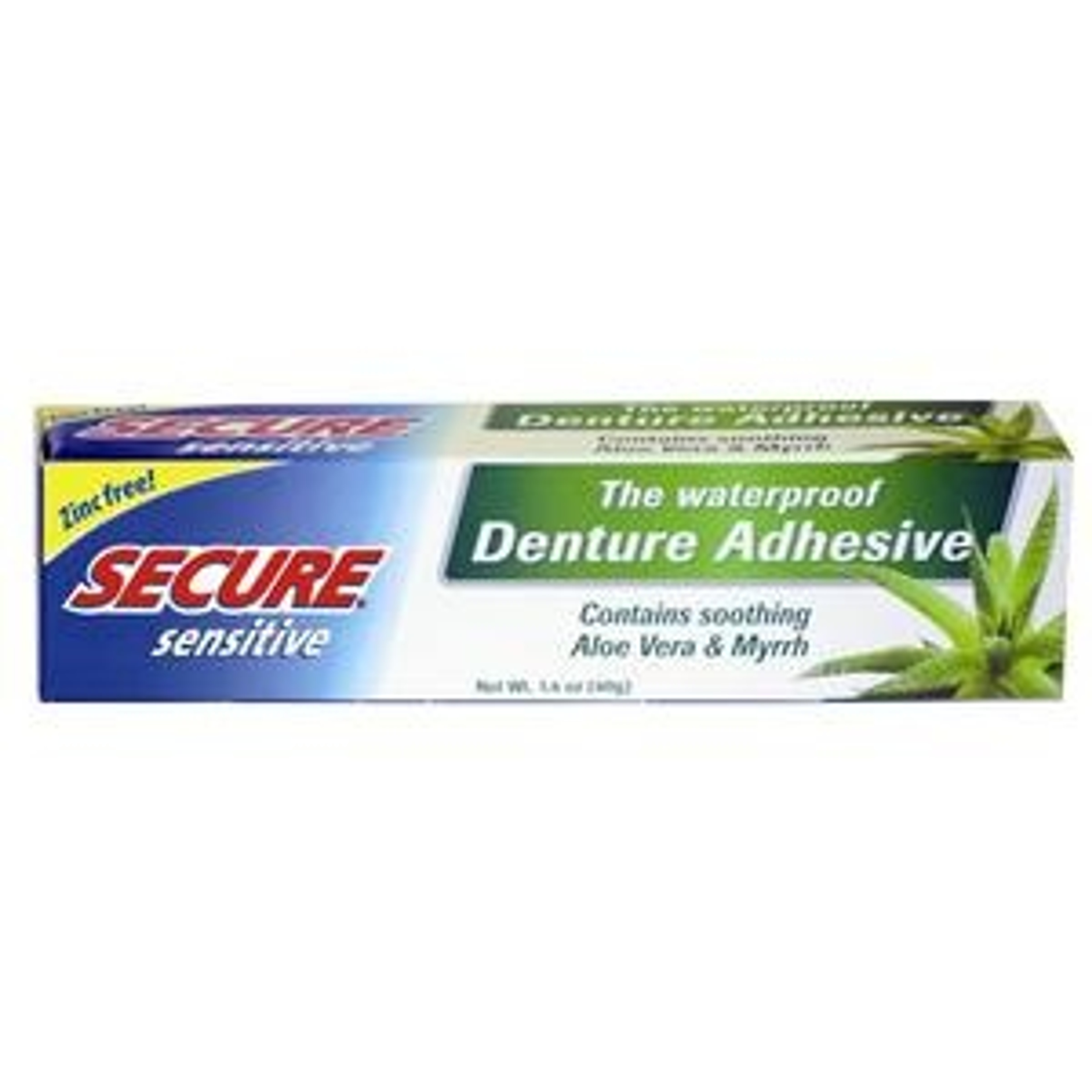 Secure Sensitive Denture Adhesive with Aloe Vera & Myrrh