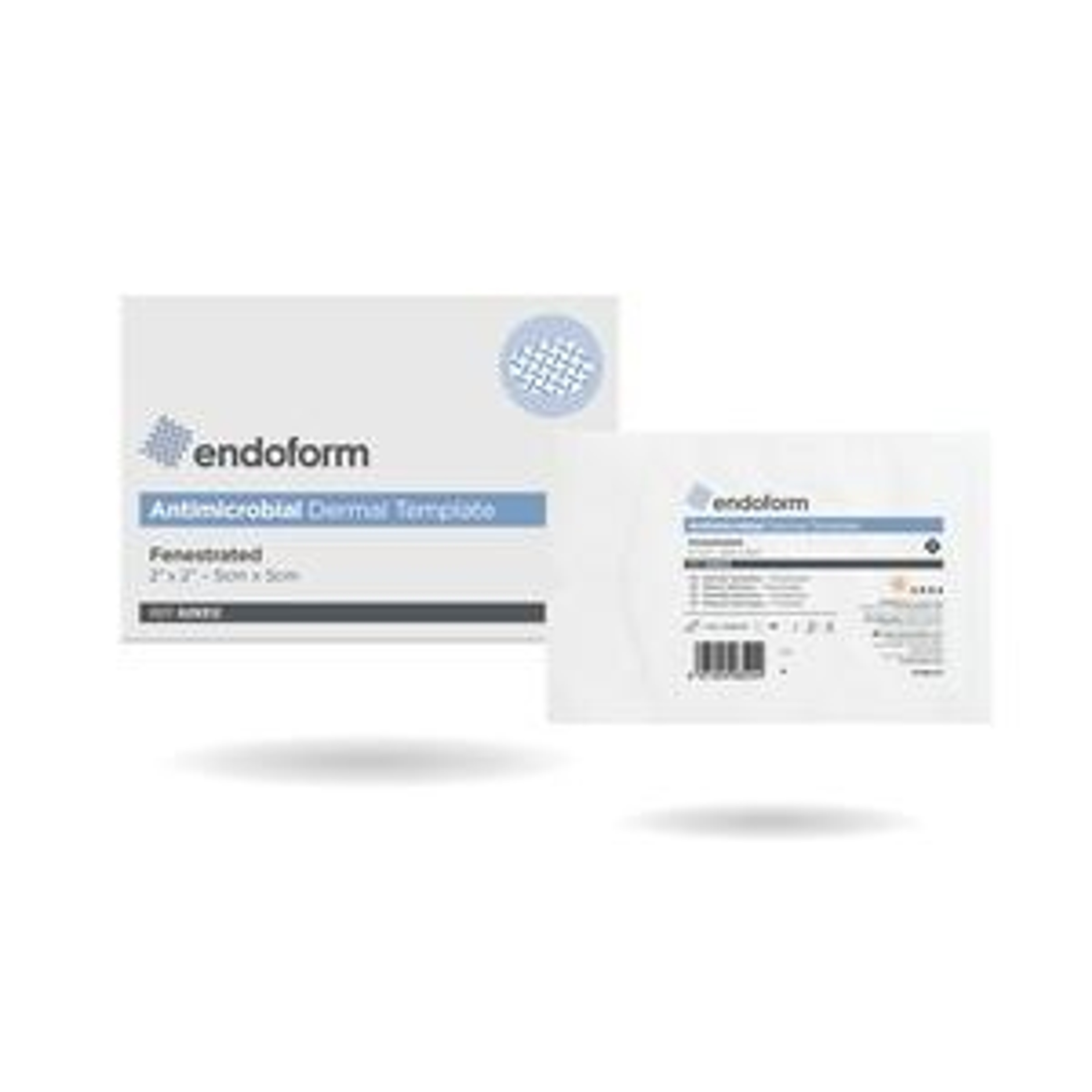 Endoform Antimicrobial Dermal Template, Fenestrated, 2" X 2"
