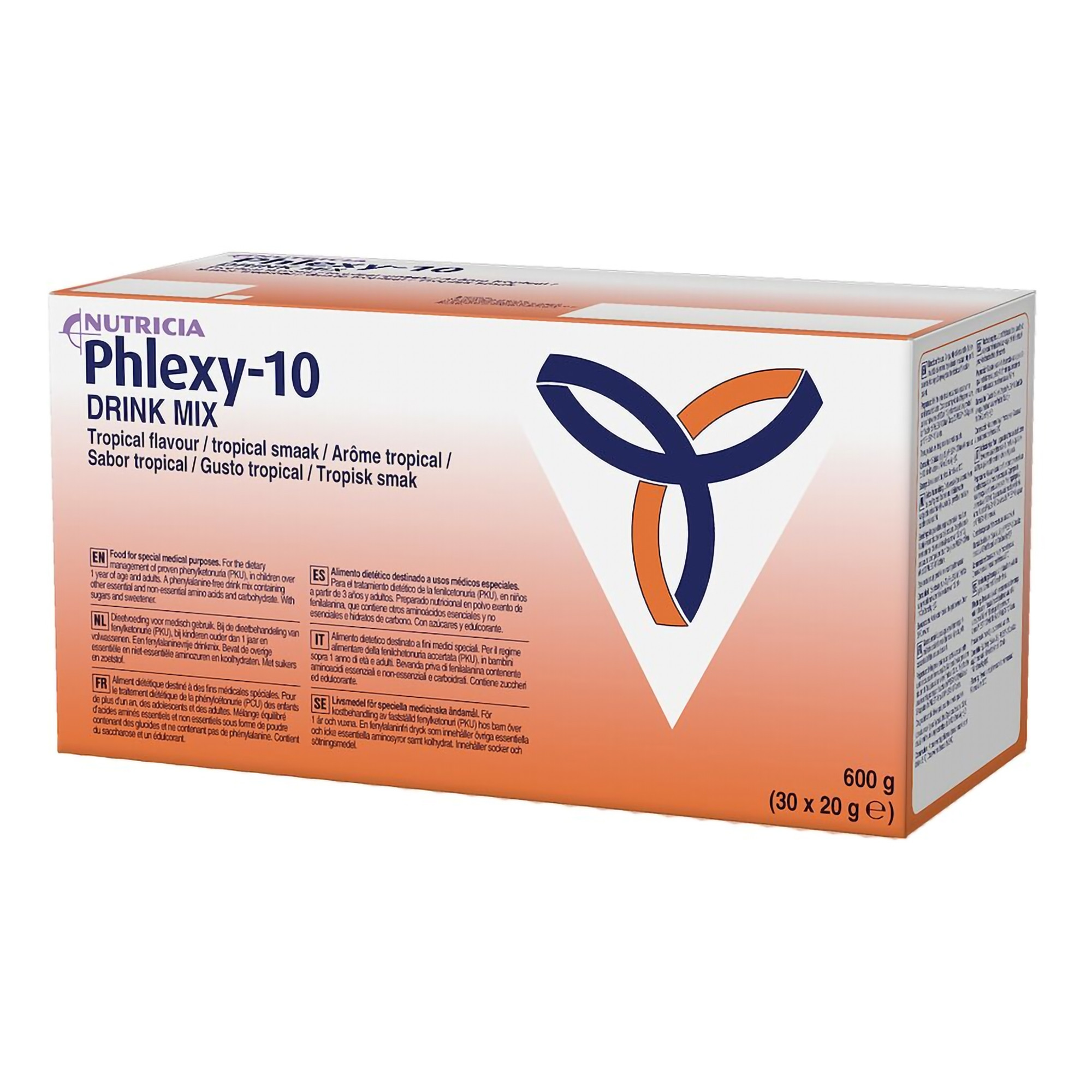 Nutricia Phlexy-10 PKU Oral Supplement, Tropical Surprise Flavor, 20 Grams