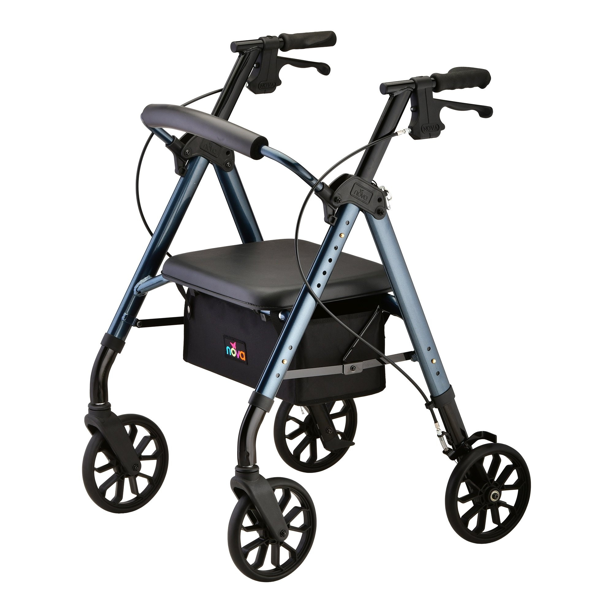 Nova Star Folding Rollator, 8" Wheels