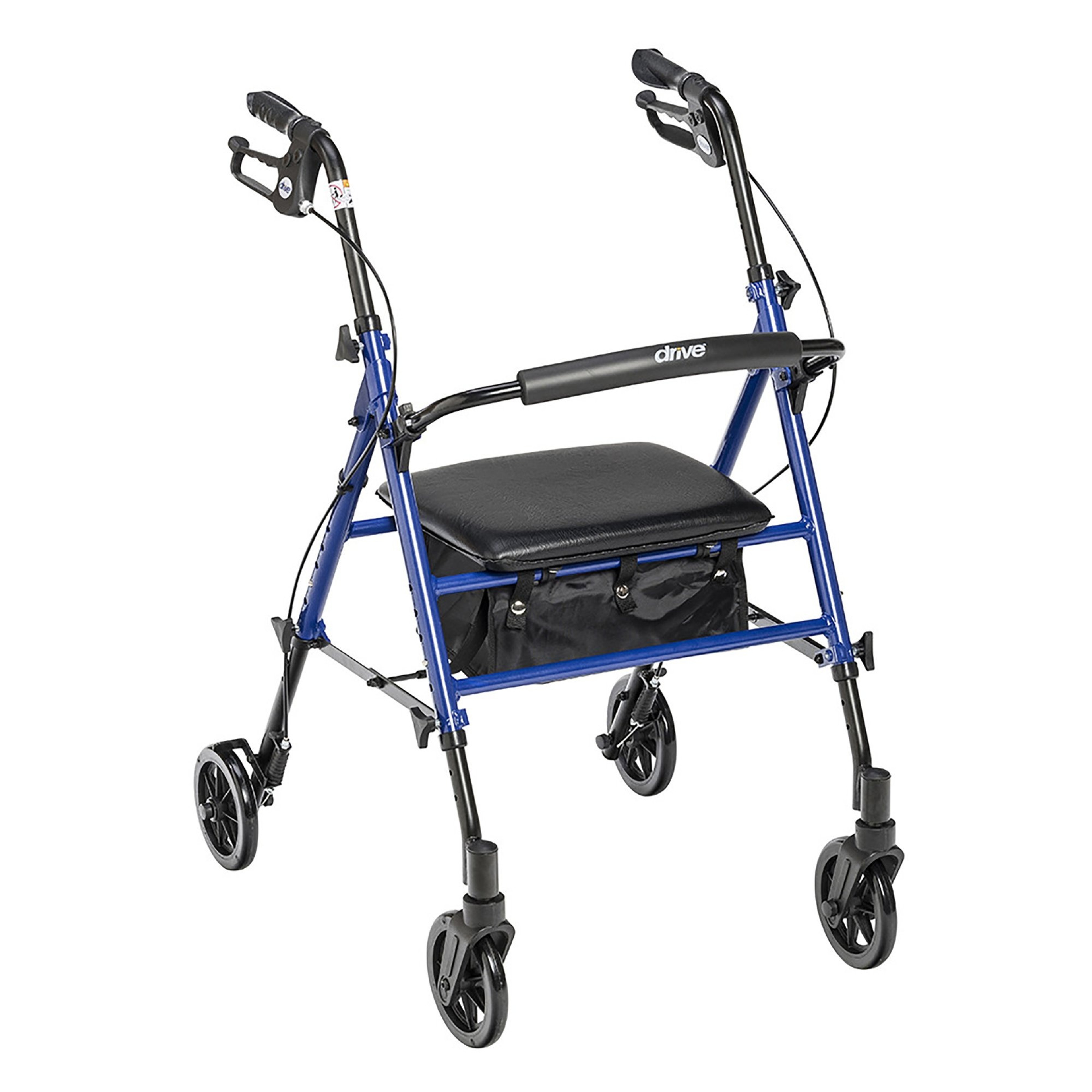 Drive Adjustable Height Folding Rollator, 6'