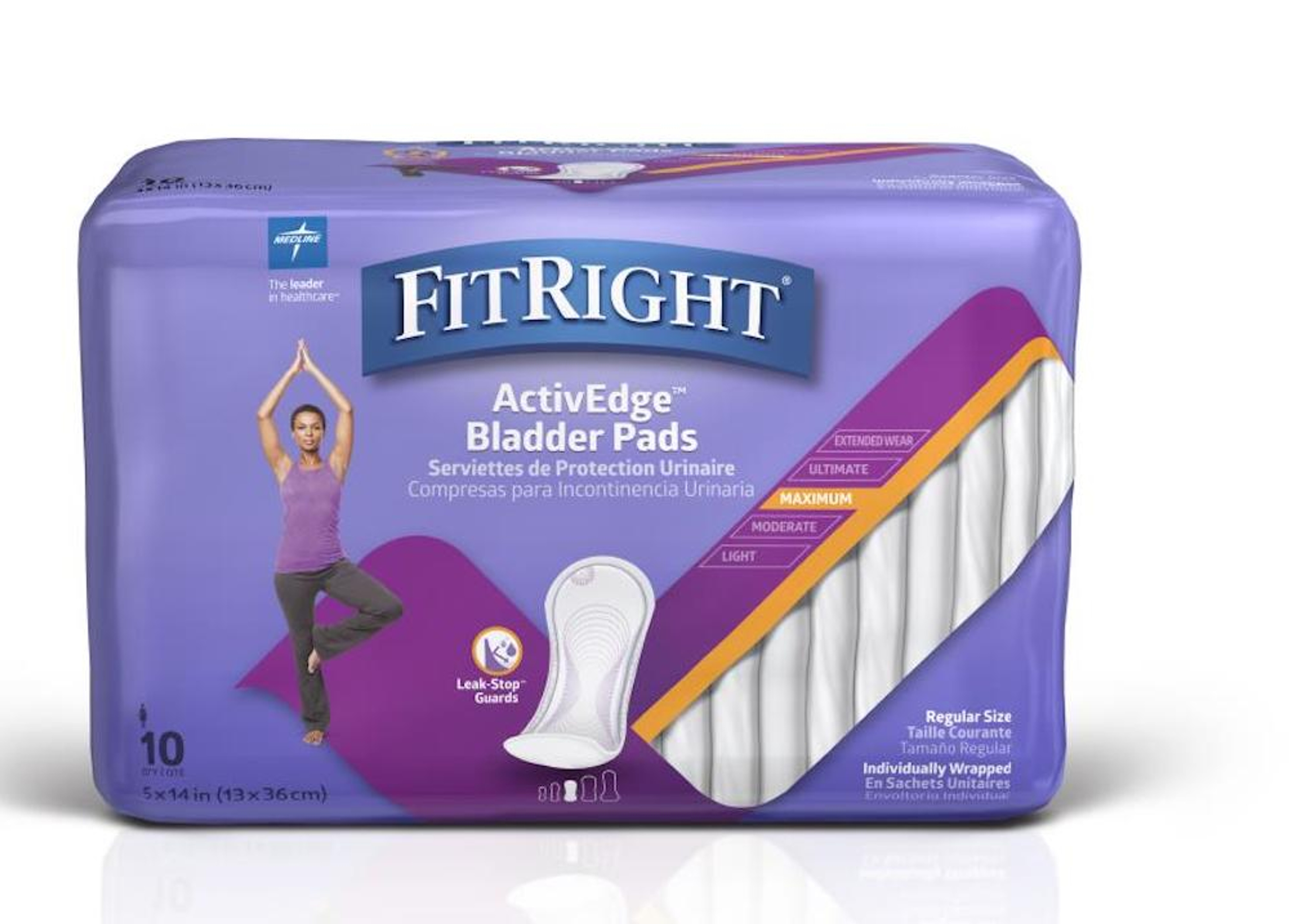 FitRight Bladder Control Pads, Maximum Absorbency