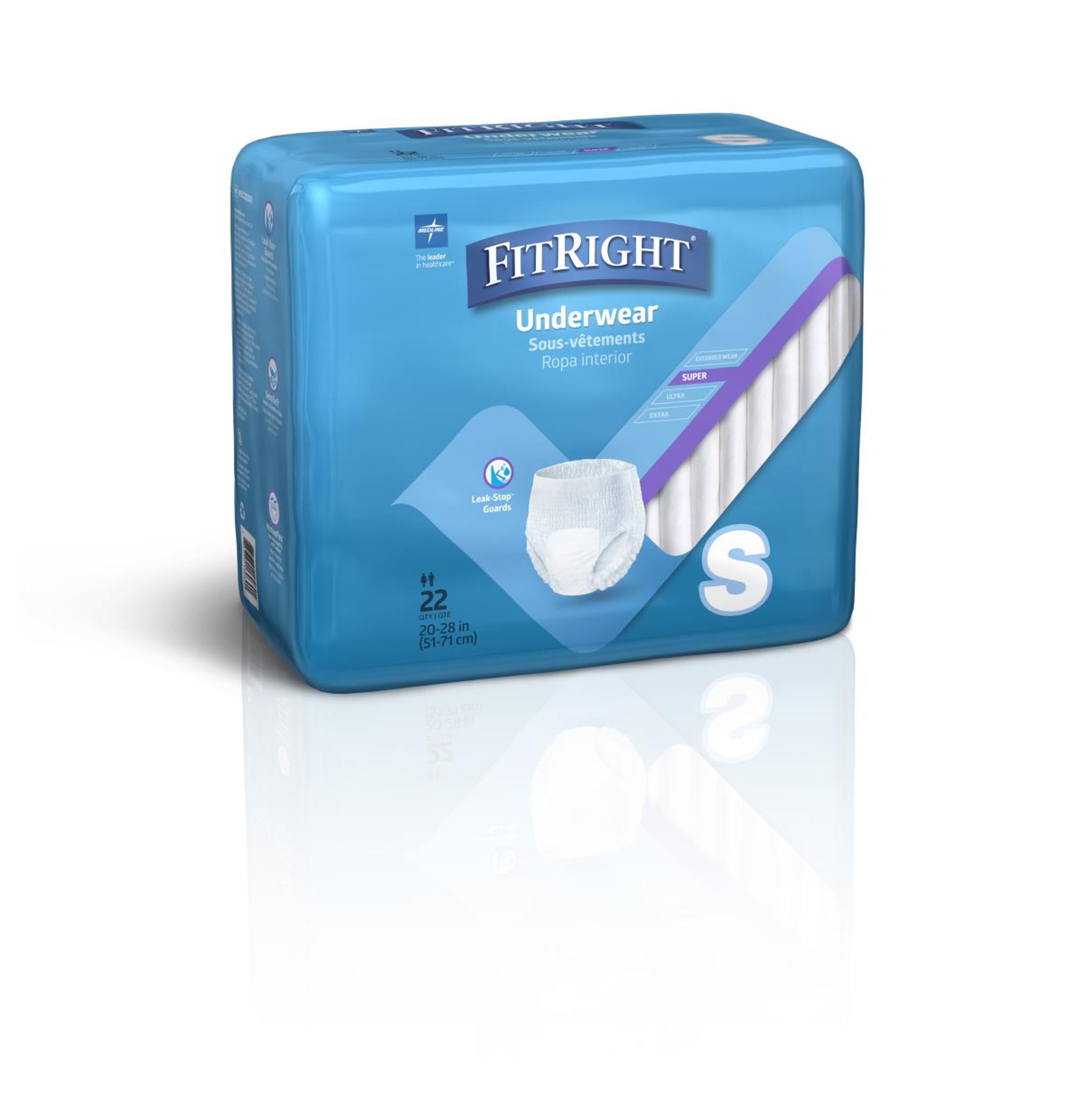 Medline Protection Plus Underwear, Super Absorbency