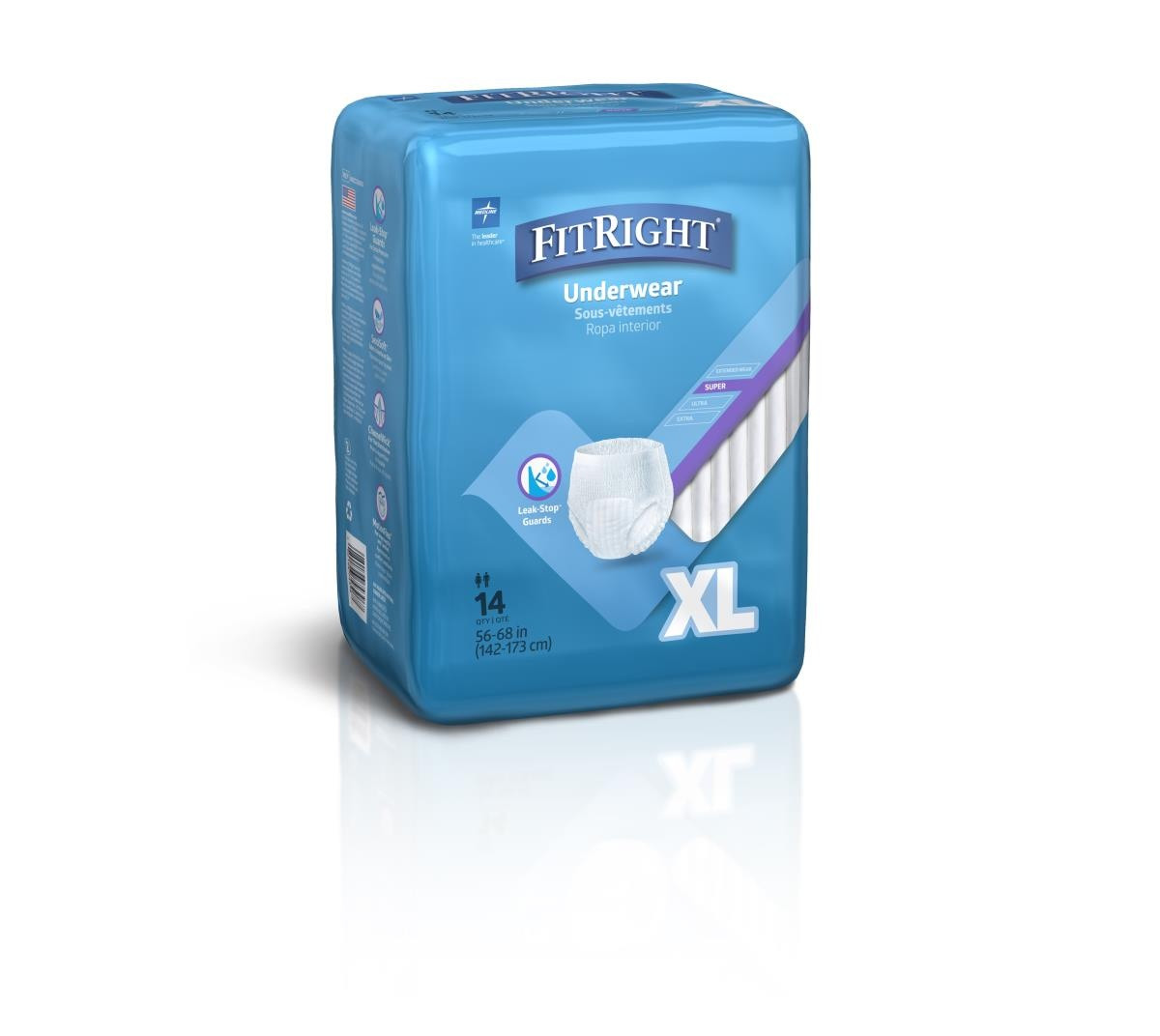 FitRight Adult Incontinence Pull-Up Underwear, Super Absorbency
