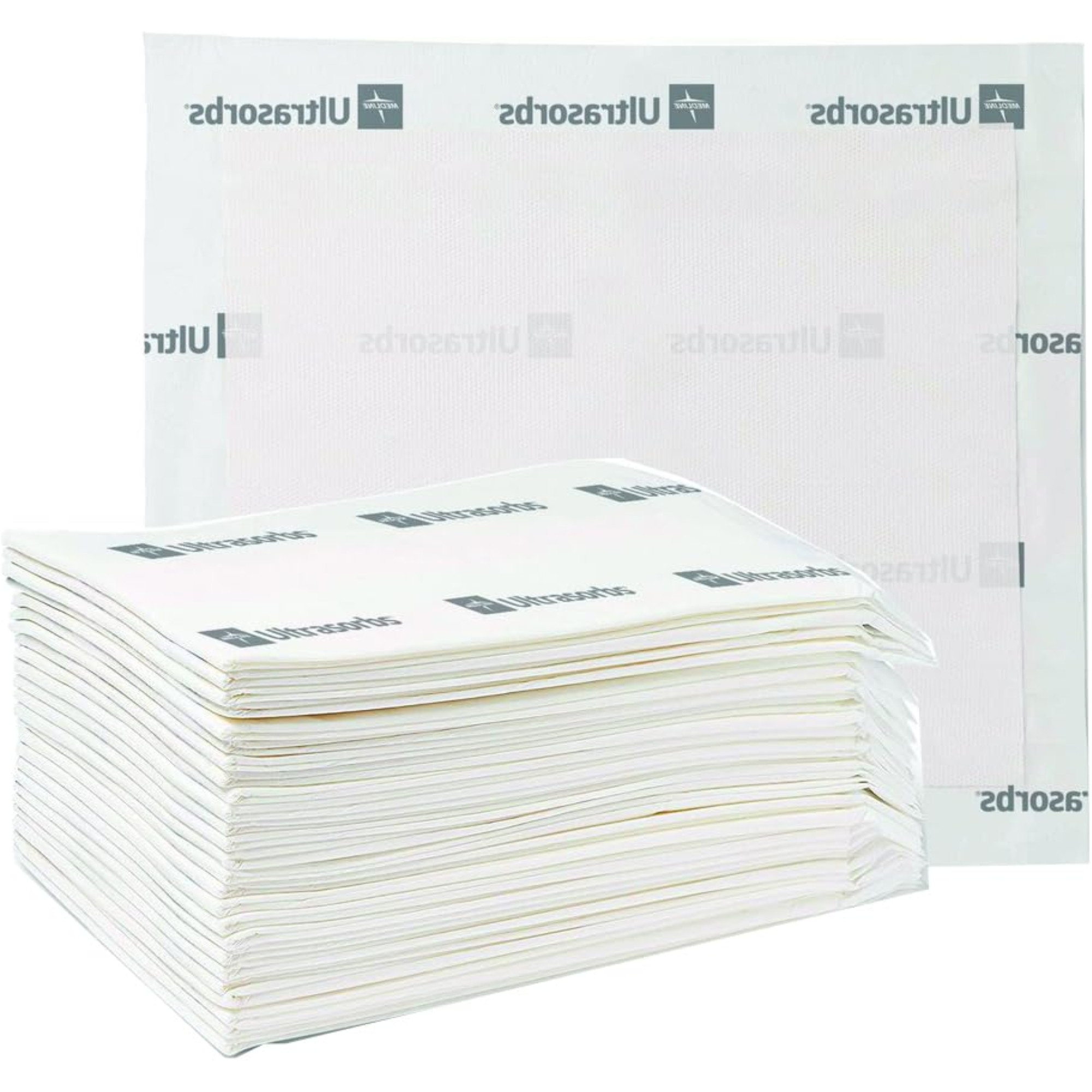 Medline Ultrasorbs Advanced+ Premium Absorbent Underpads, Extra Absorbency