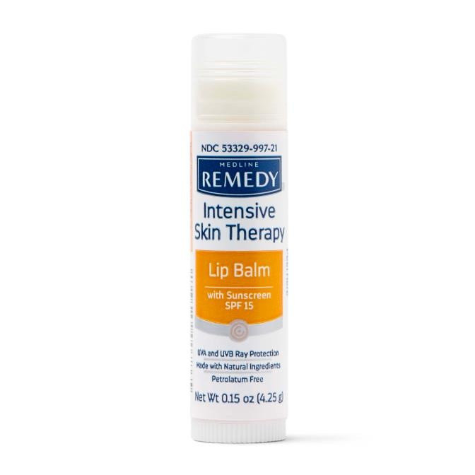 Medline Remedy Intensive Skin Therapy Lip Balm with SPF 15