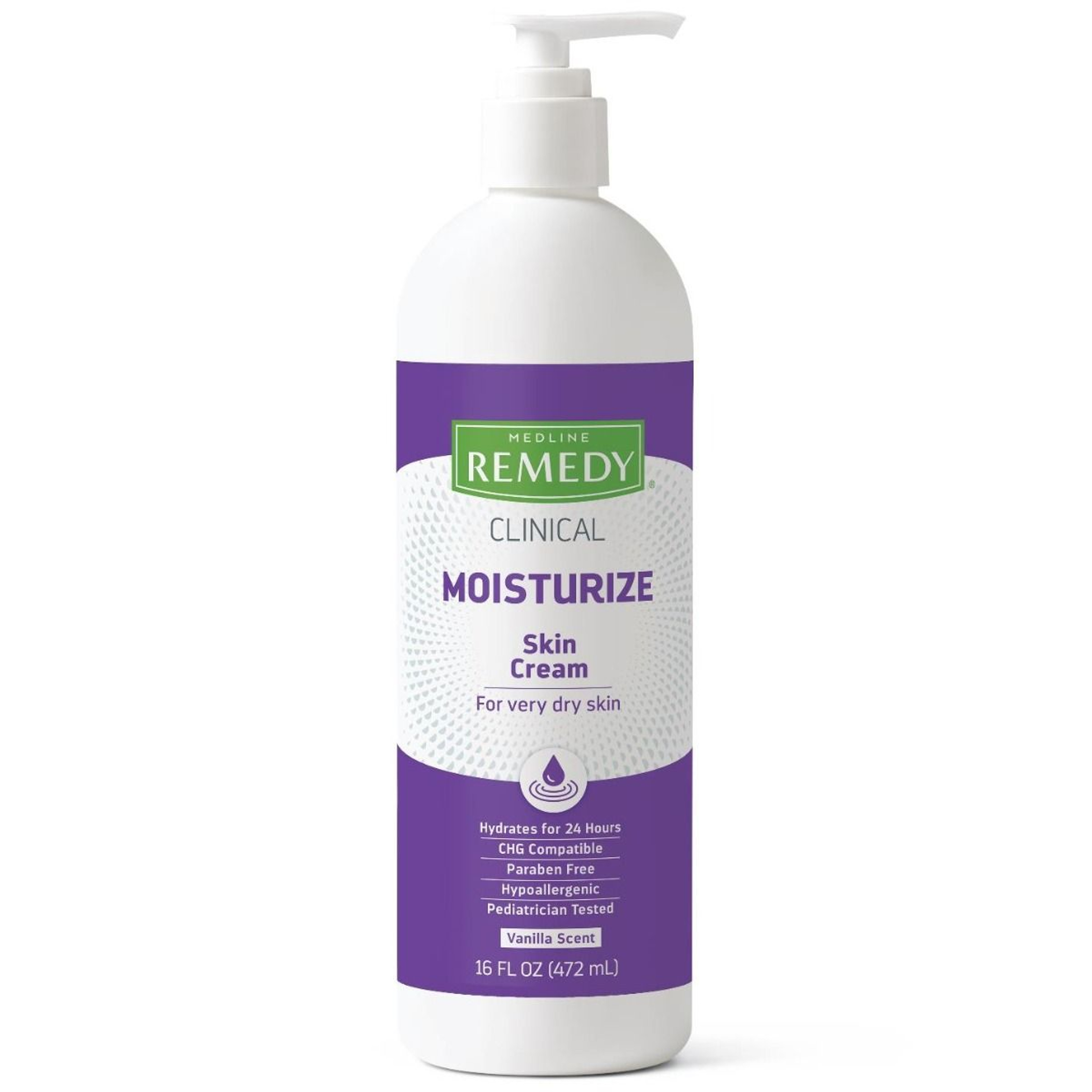 Medline Remedy Phytoplex Nourishing Skin Cream Moisturizer, Pump Bottle, 16 oz.