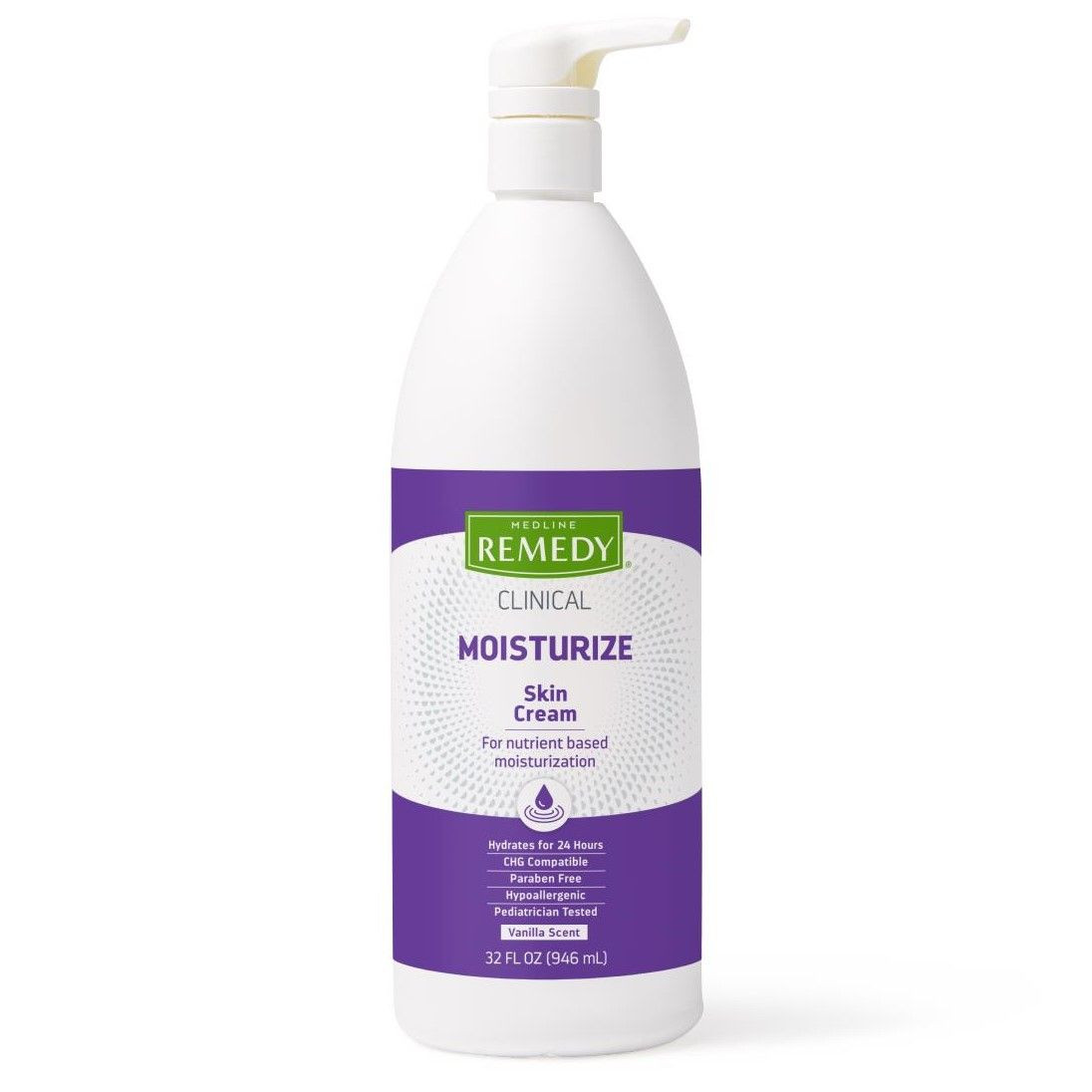 Medline Remedy Phytoplex Nourishing Skin Cream Moisturizer, Pump Bottle, 16 oz.