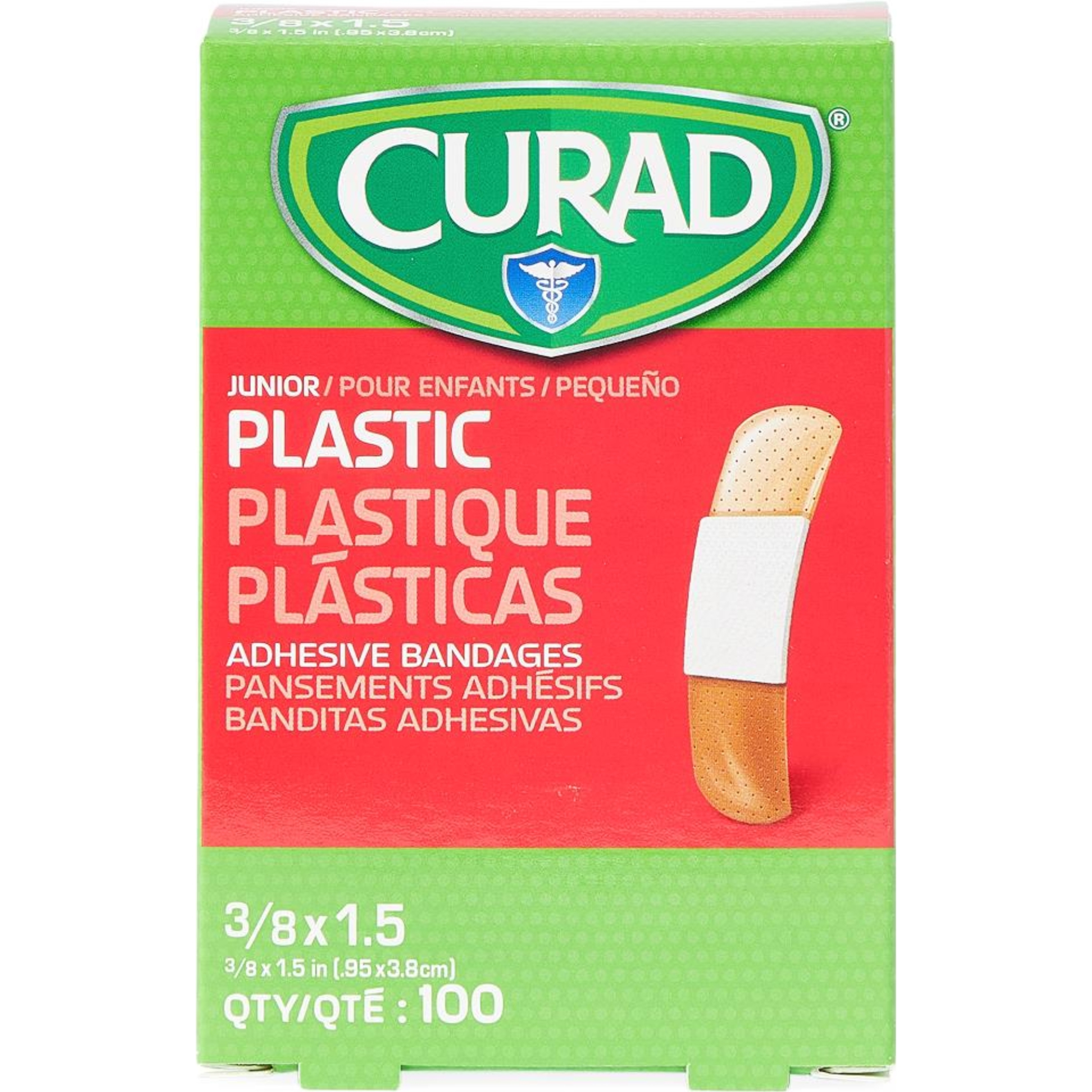 Curad Junior Plastic Adhesive Bandages