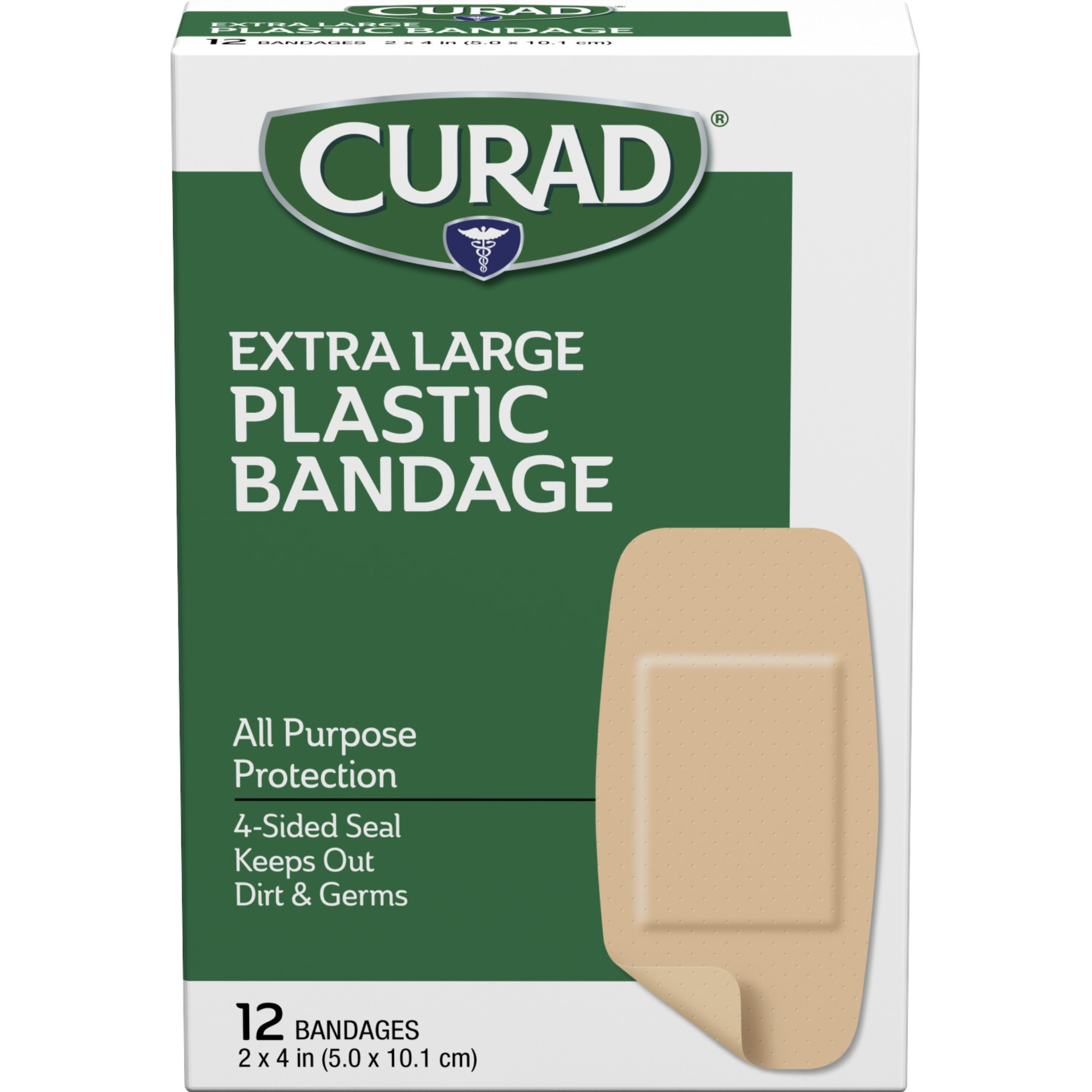 Curad Extra-Large Plastic Adhesive Bandages