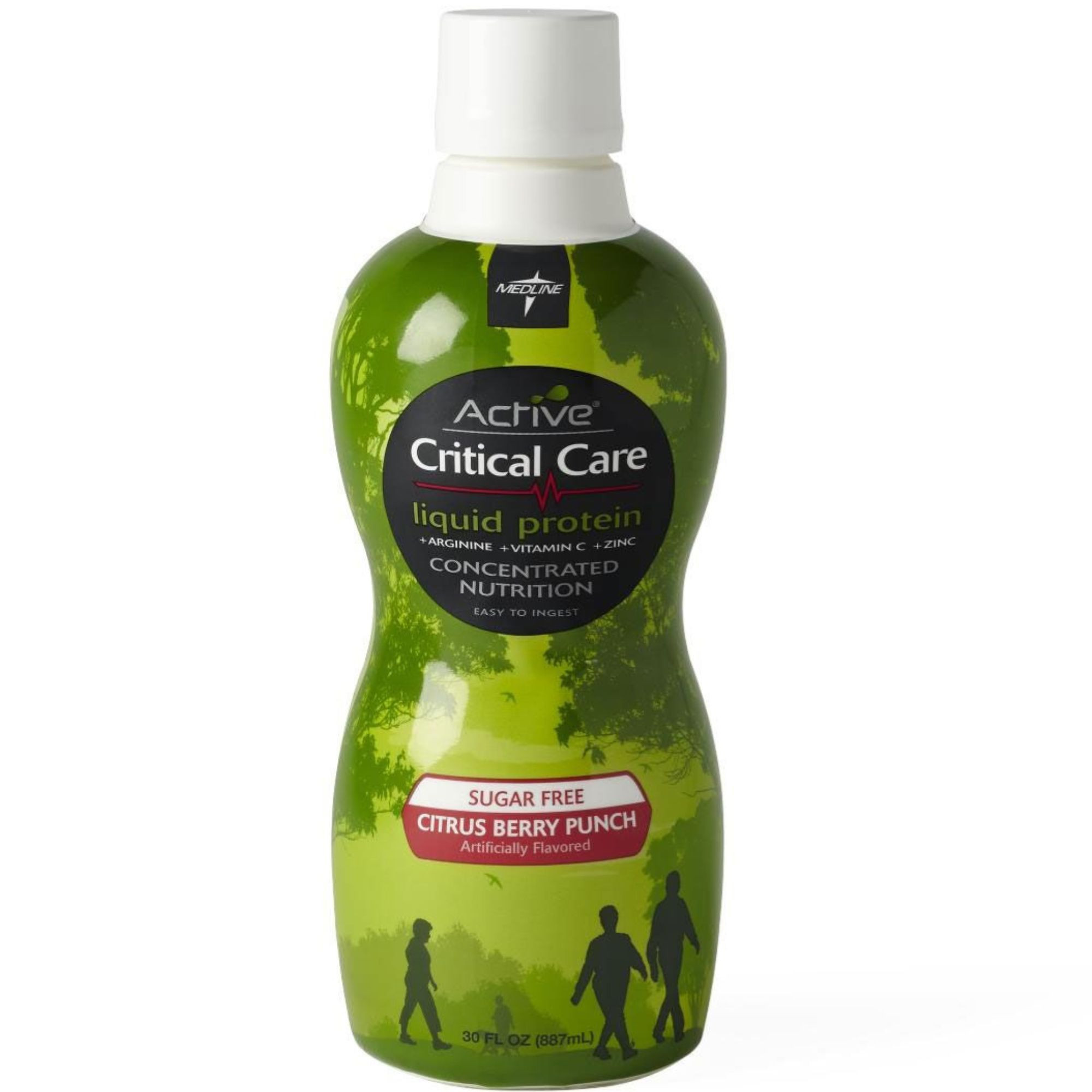 Active Critical Care Liquid Protein Nutritional Supplement, Sugar-Free, Citrus Berry Flavor, 30 oz.