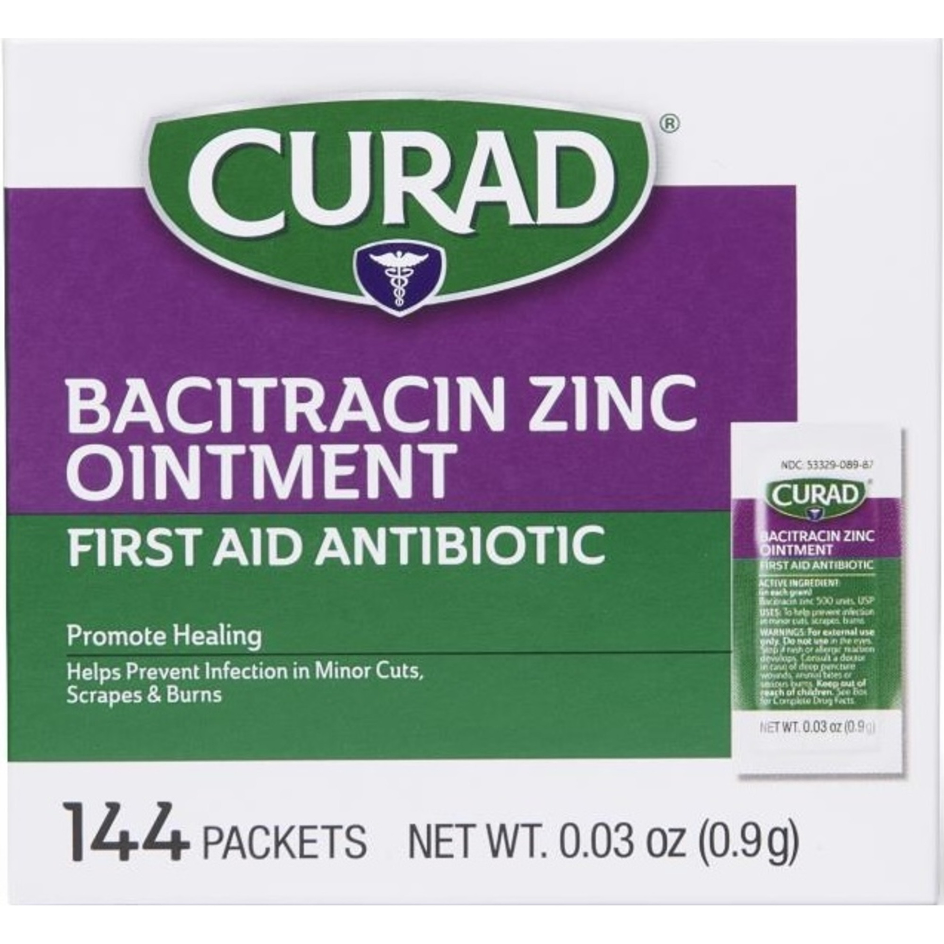 Curad Bacitracin Zinc First Aid Antibiotic Ointment