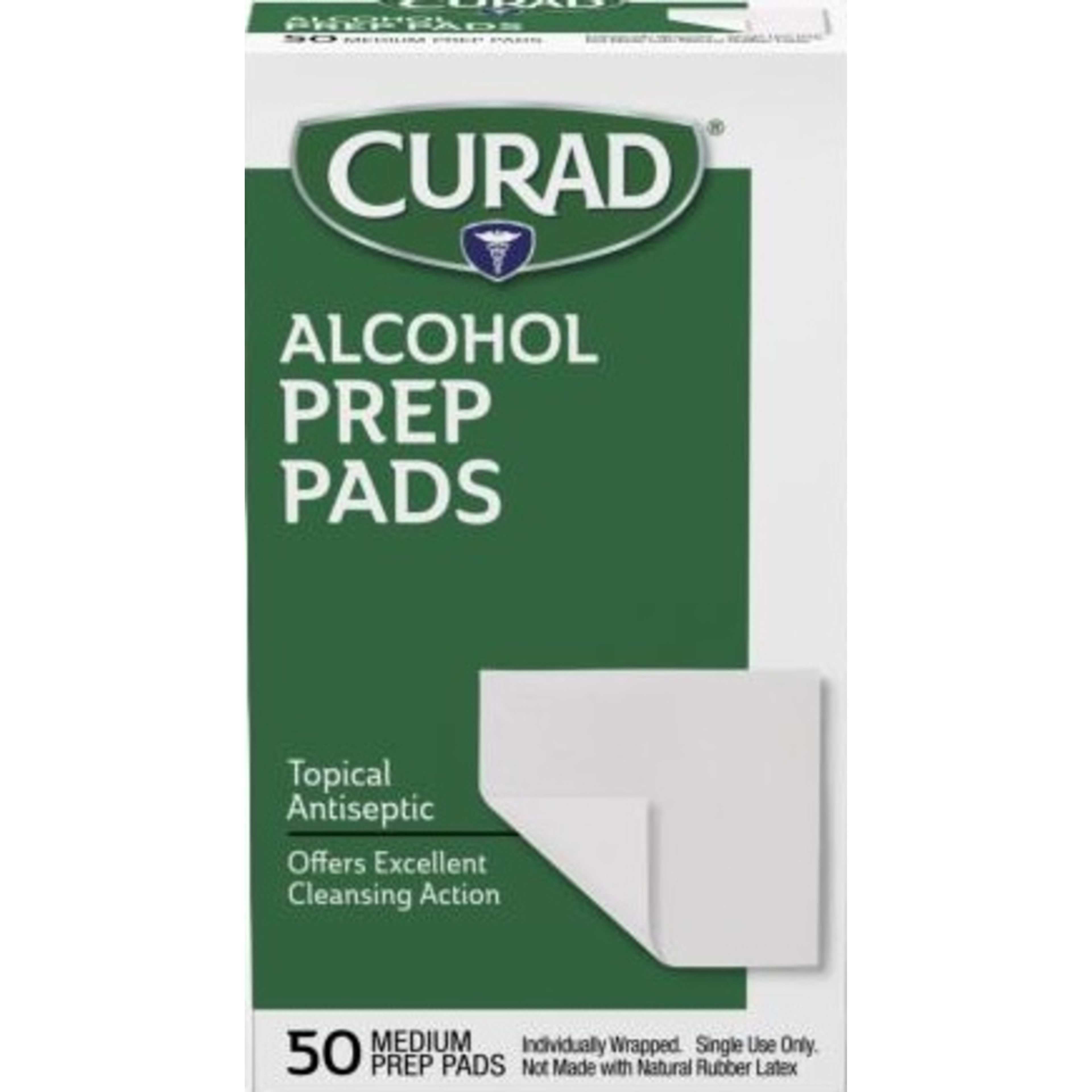 Curad 2-Ply Alcohol Prep Pads