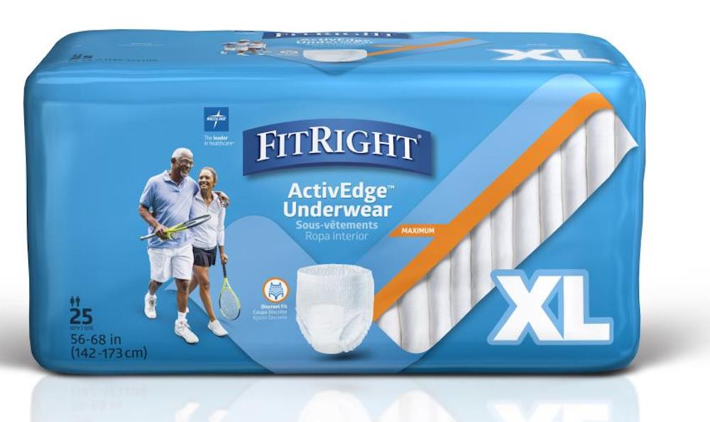 Medline Protect Plus Adult Incontinence Underwear, Moderate Absorbency