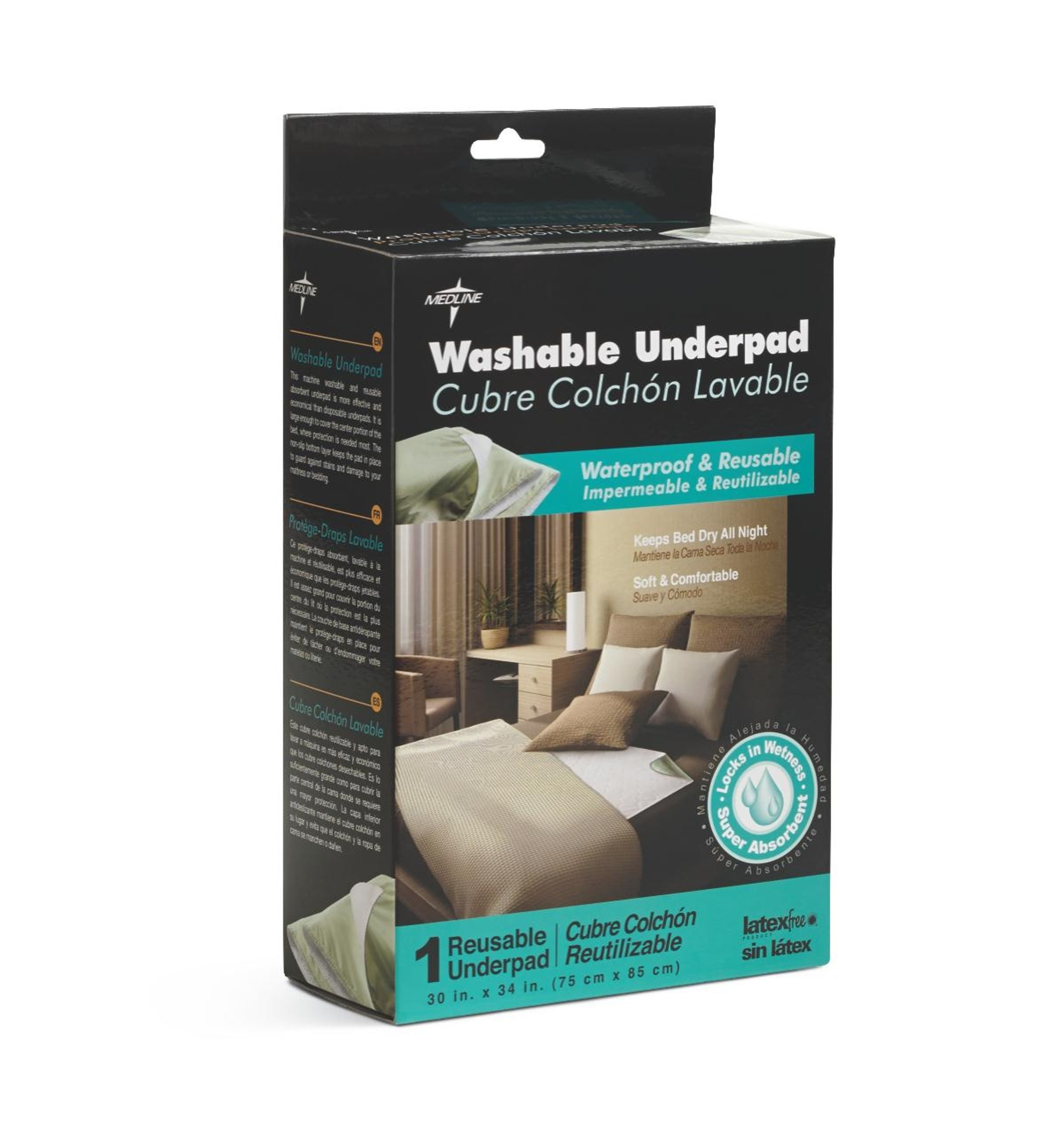 Medline Twill Faced Disposable Underpad