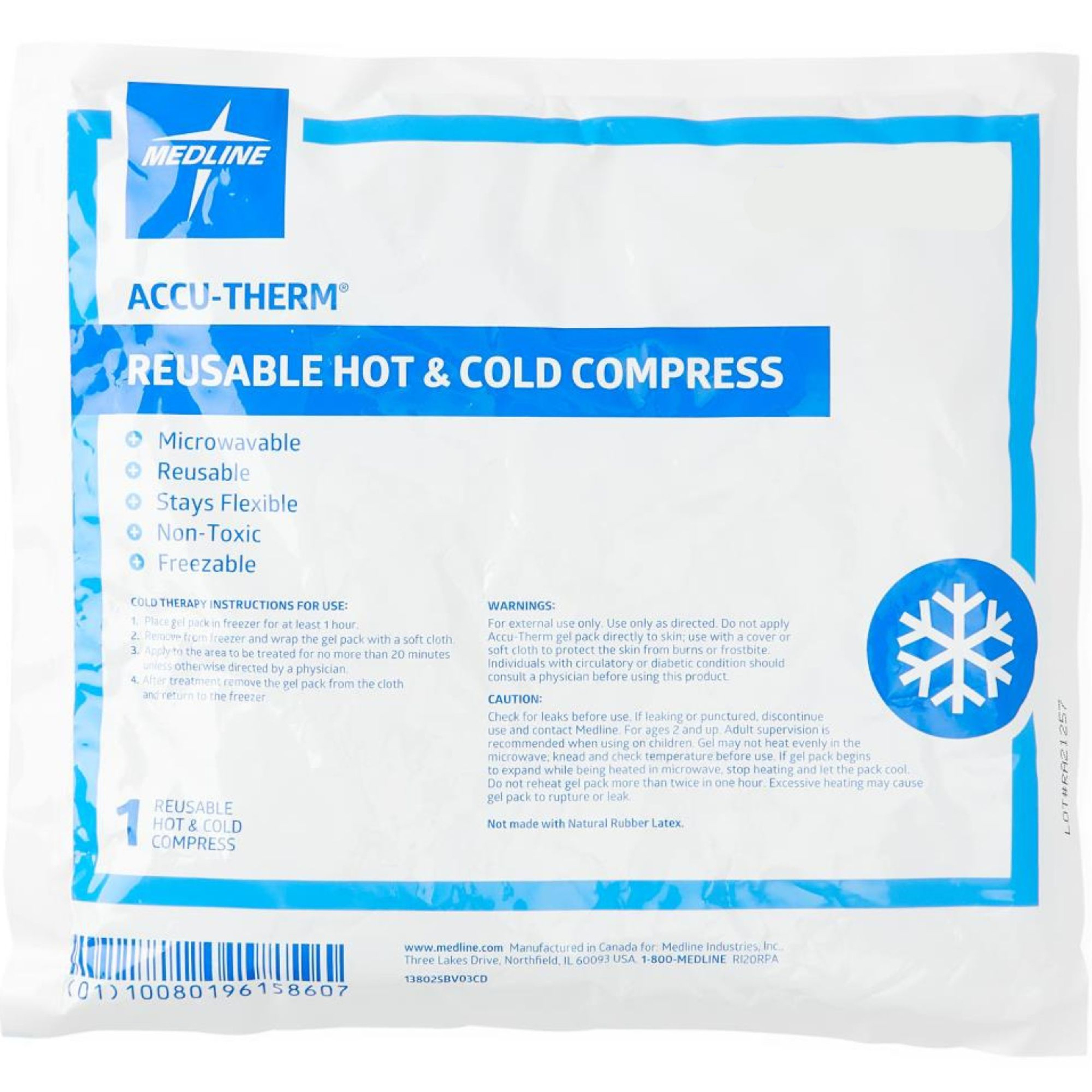Medline Accu-Therm Hot / Cold Gel Packs