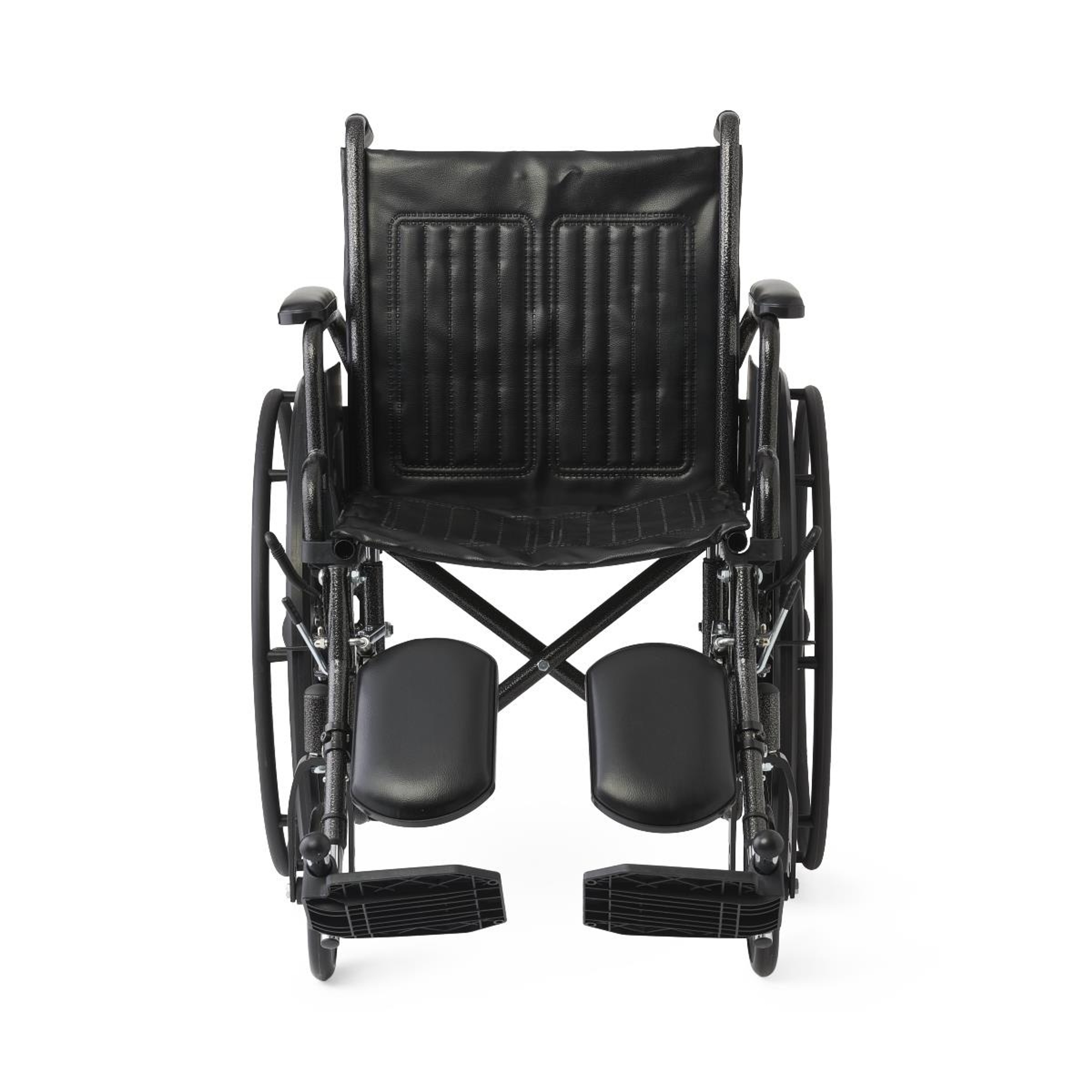 Medline K1 Wheelchair, Swing Back Desk-Length Arms, Elevating Leg Rests, Vinyl