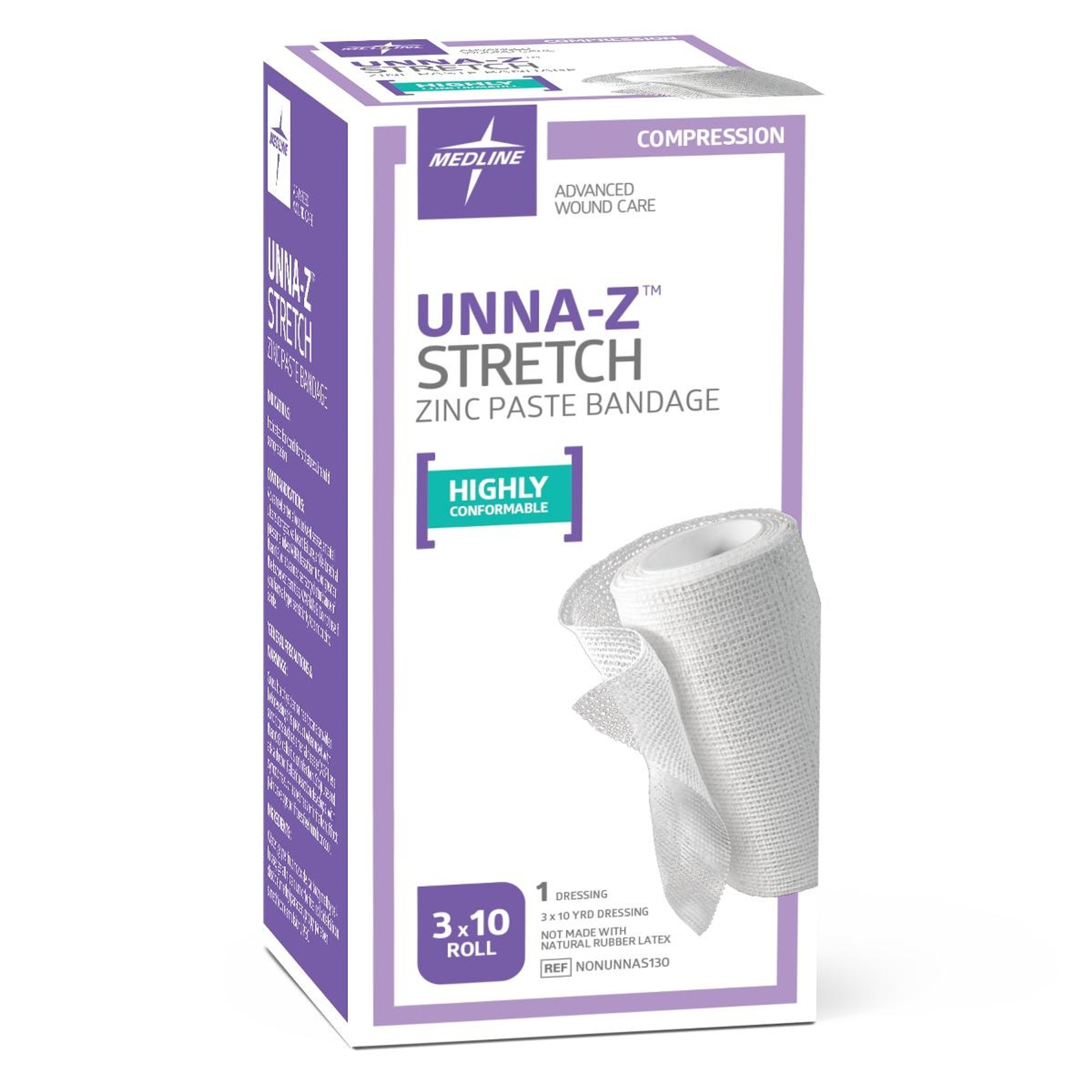 Medline Unna-Z Stretch Zinc Paste Bandage