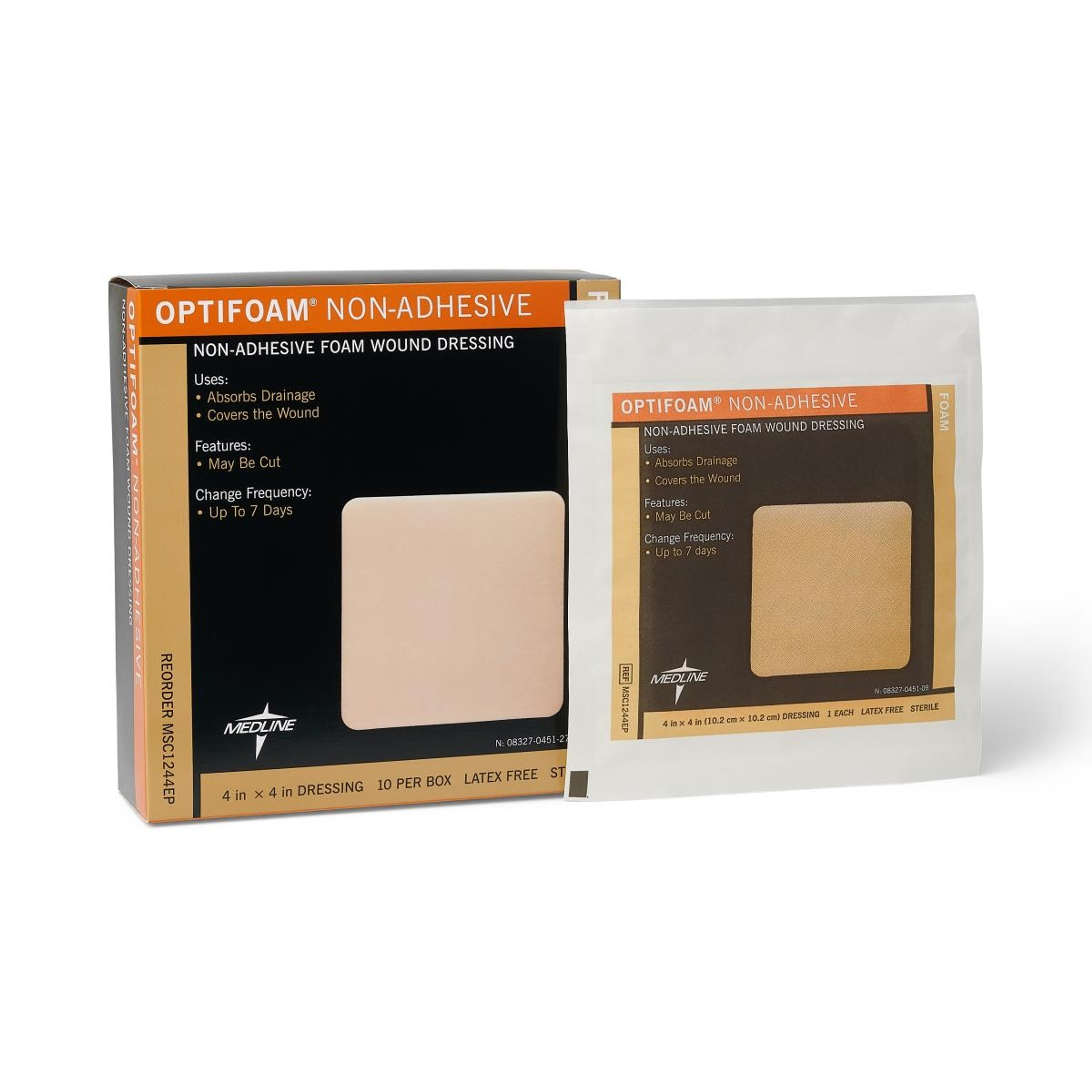 Medline Optifoam Non-Adhesive Foam Wound Dressing
