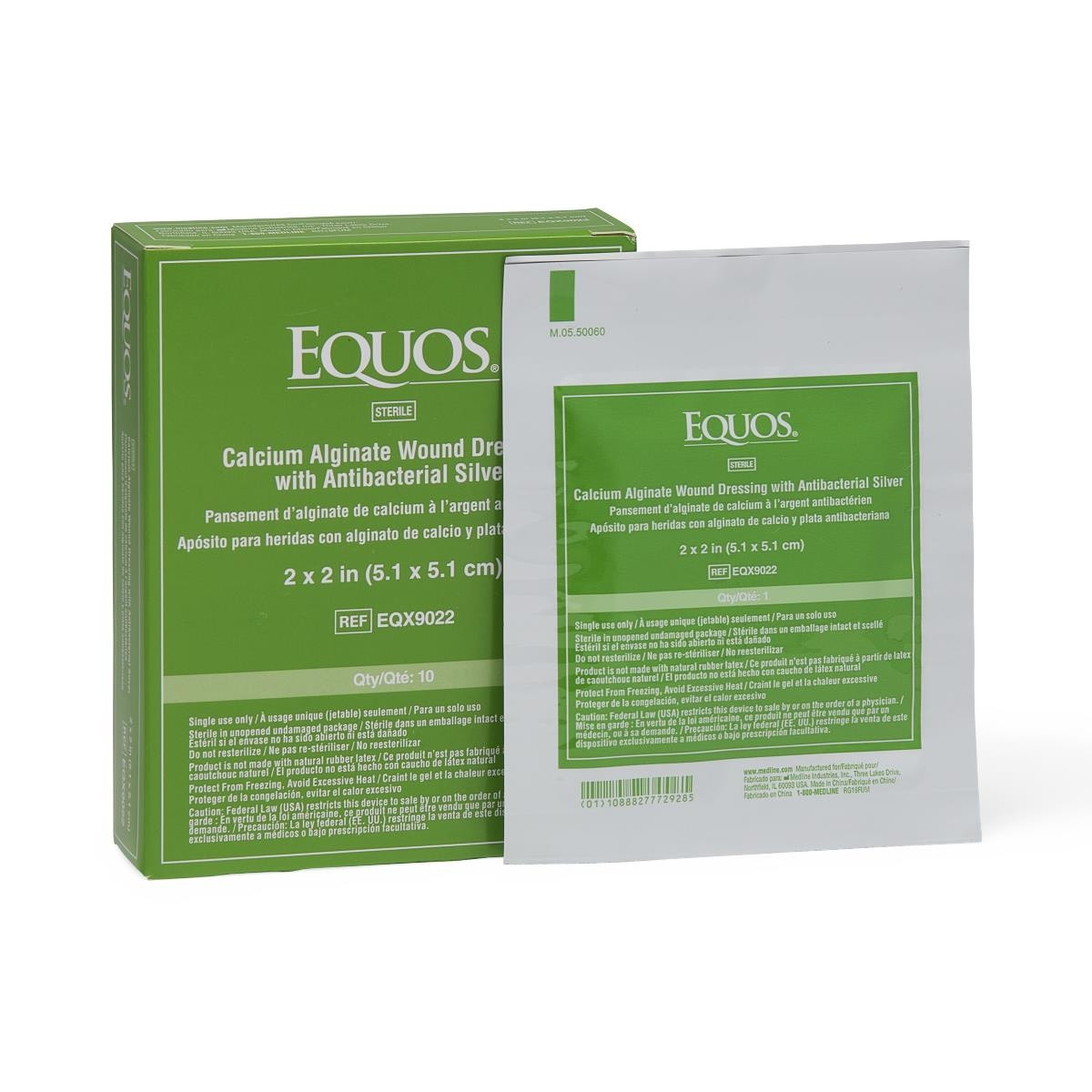 Equos Calcium Alginate Wound Dressing with Silver