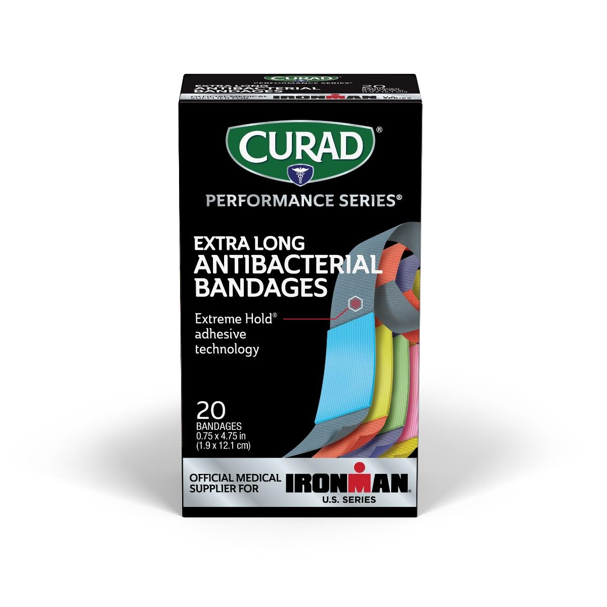 Curad Performance Series IRONMAN Extra Long Antibacterial Bandage