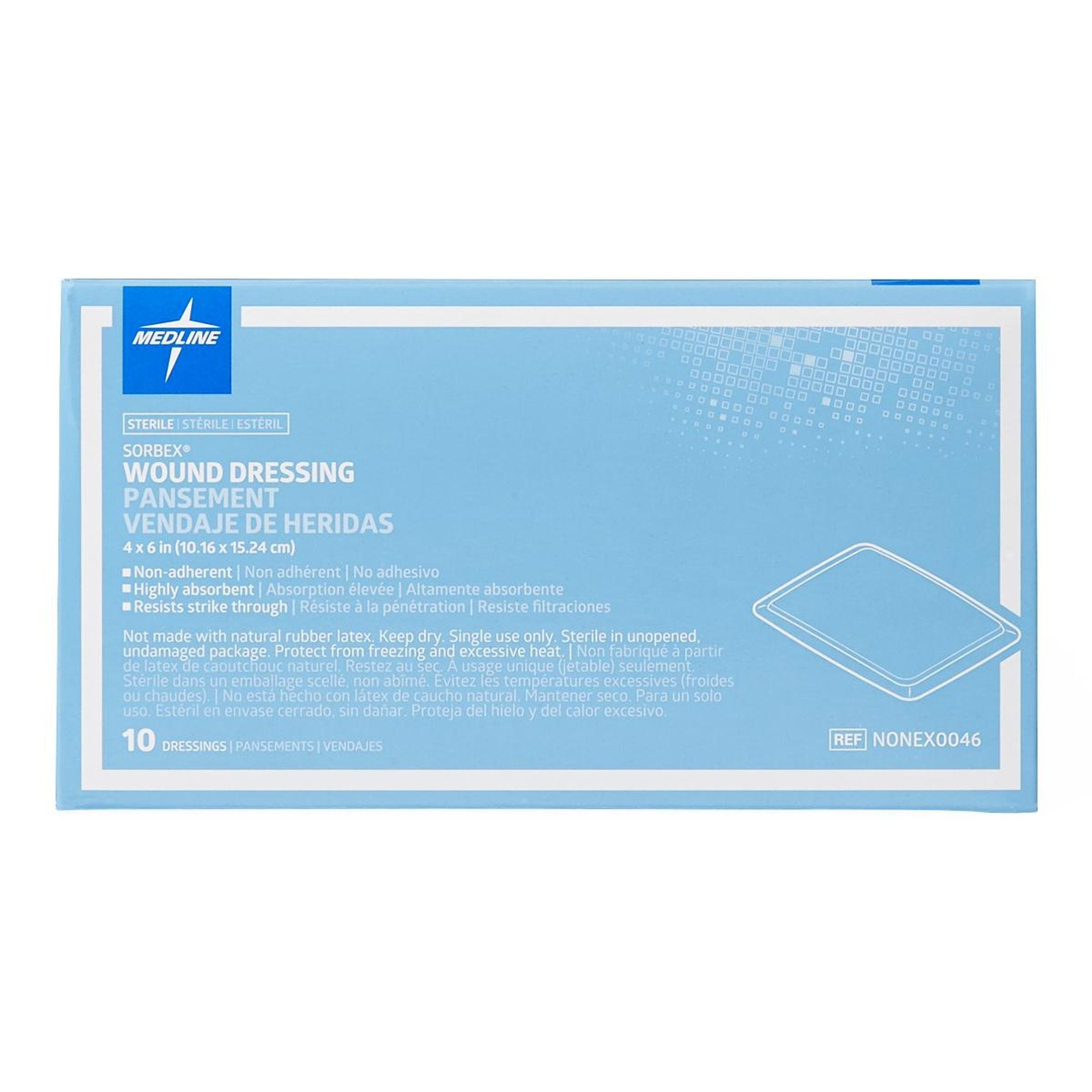Medline Sorbex Sterile Wound Dressings