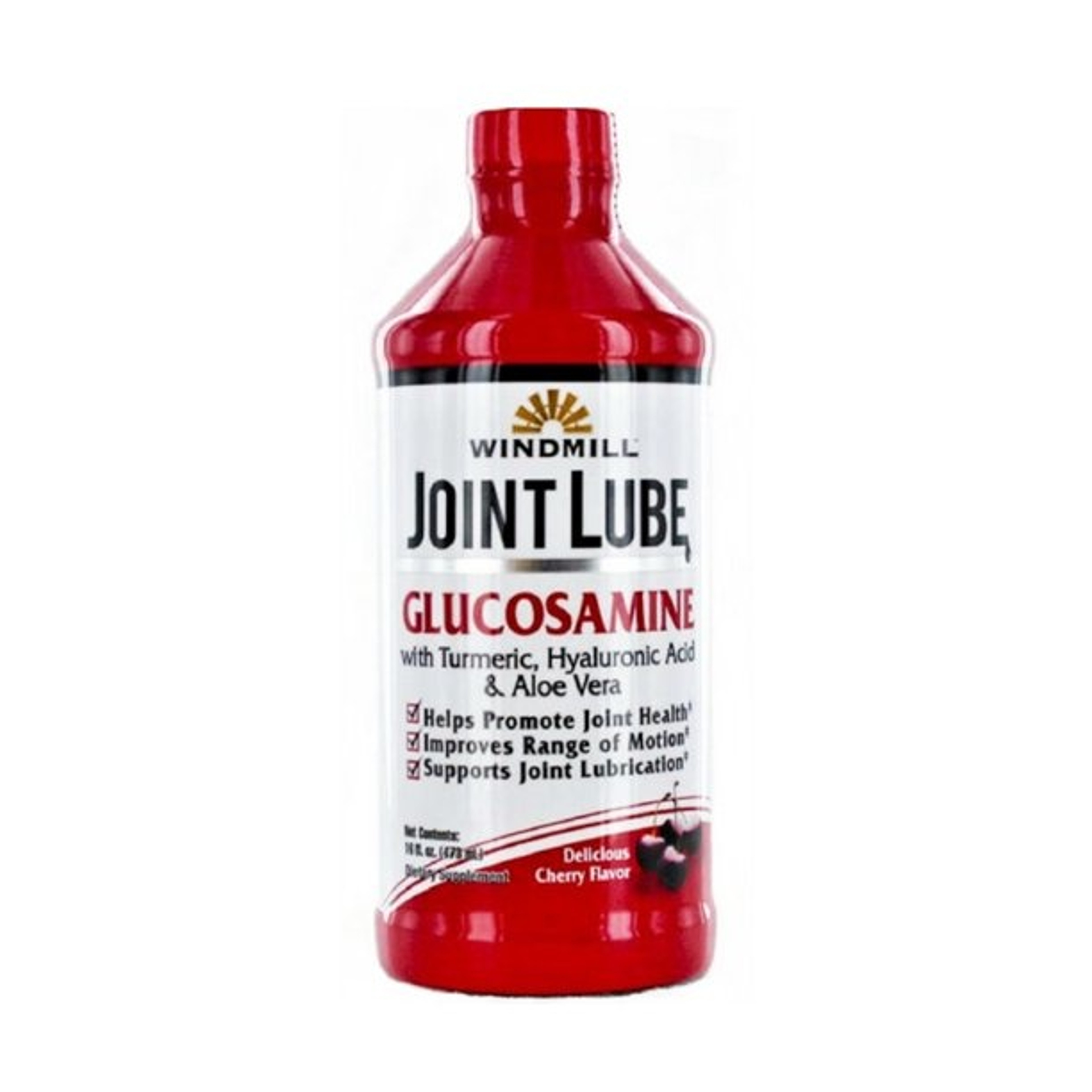 Windmill Glucoflex Joint Lube Liquid, Cherry Flavor, 16 oz